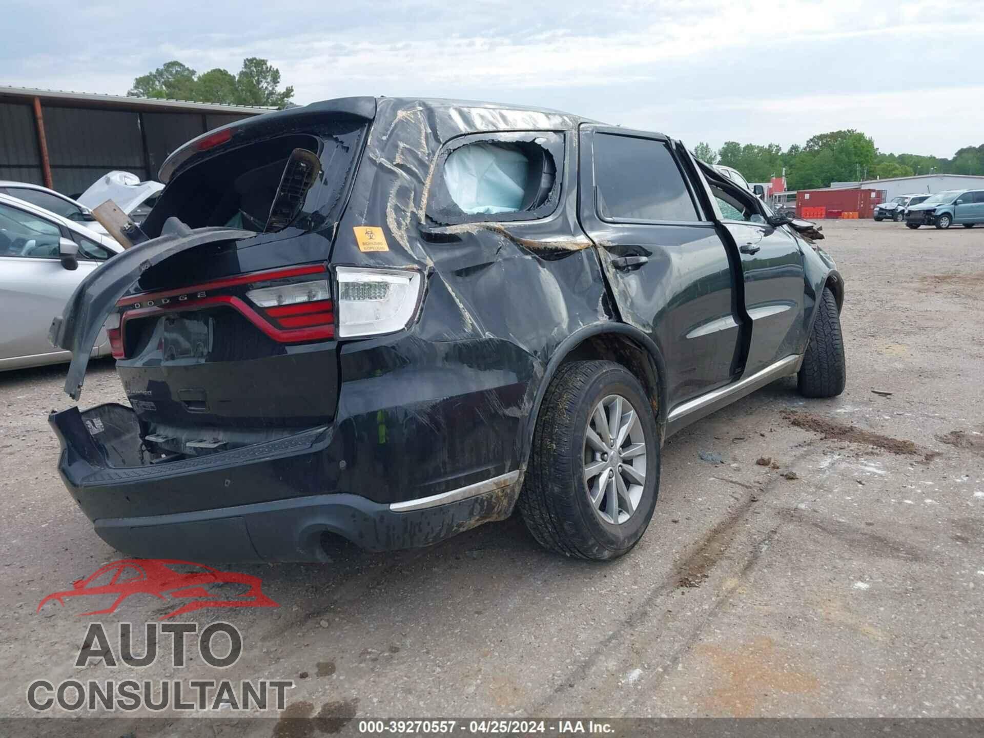 DODGE DURANGO 2017 - 1C4RDJAG2HC820717