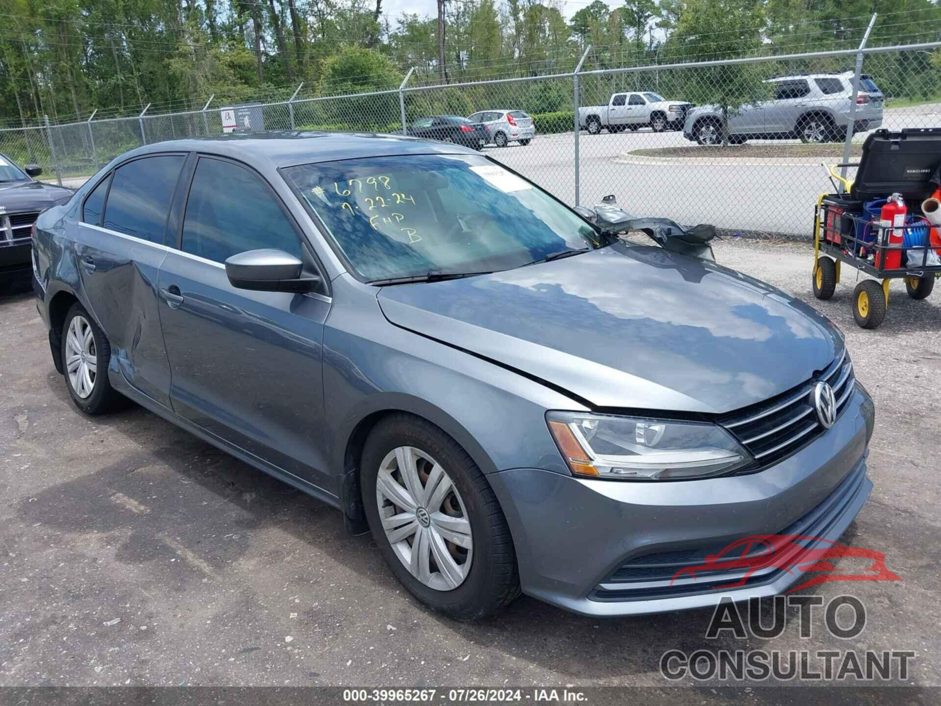 VOLKSWAGEN JETTA 2017 - 3VW2B7AJ1HM316452