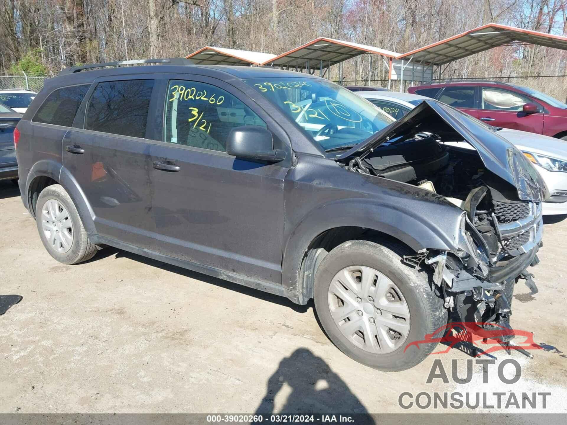 DODGE JOURNEY 2019 - 3C4PDCAB2KT797491
