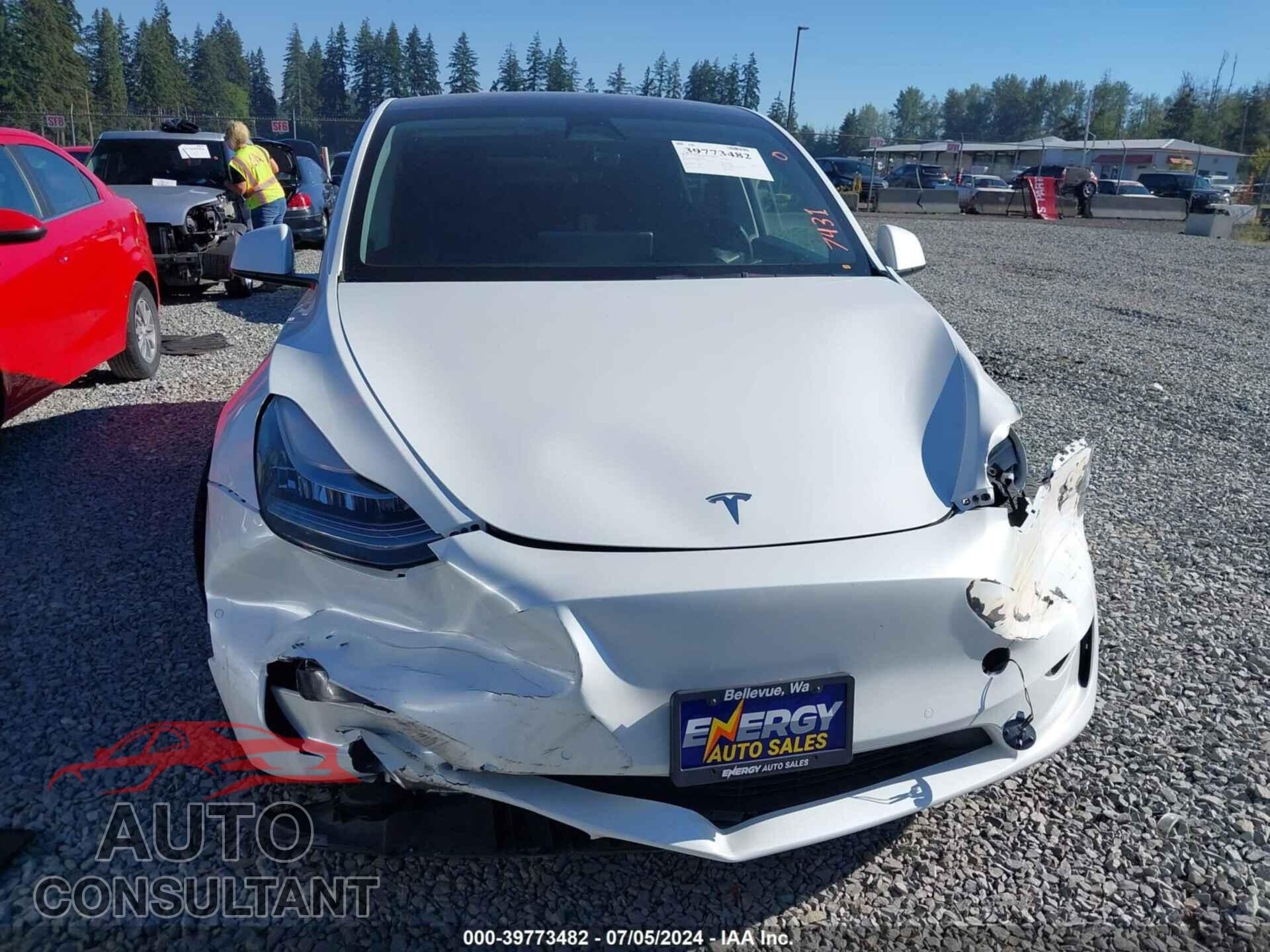 TESLA MODEL Y 2021 - 5YJYGDEEXMF198281