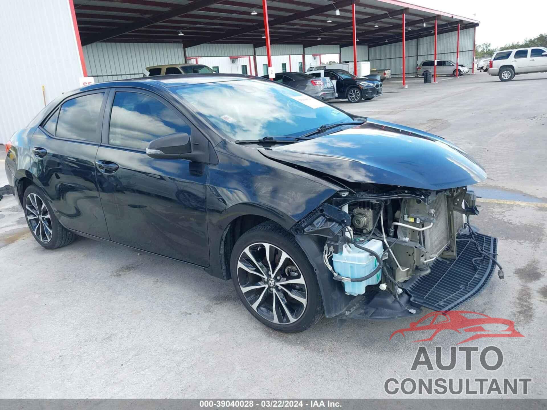 TOYOTA COROLLA 2017 - 5YFBURHE8HP600395