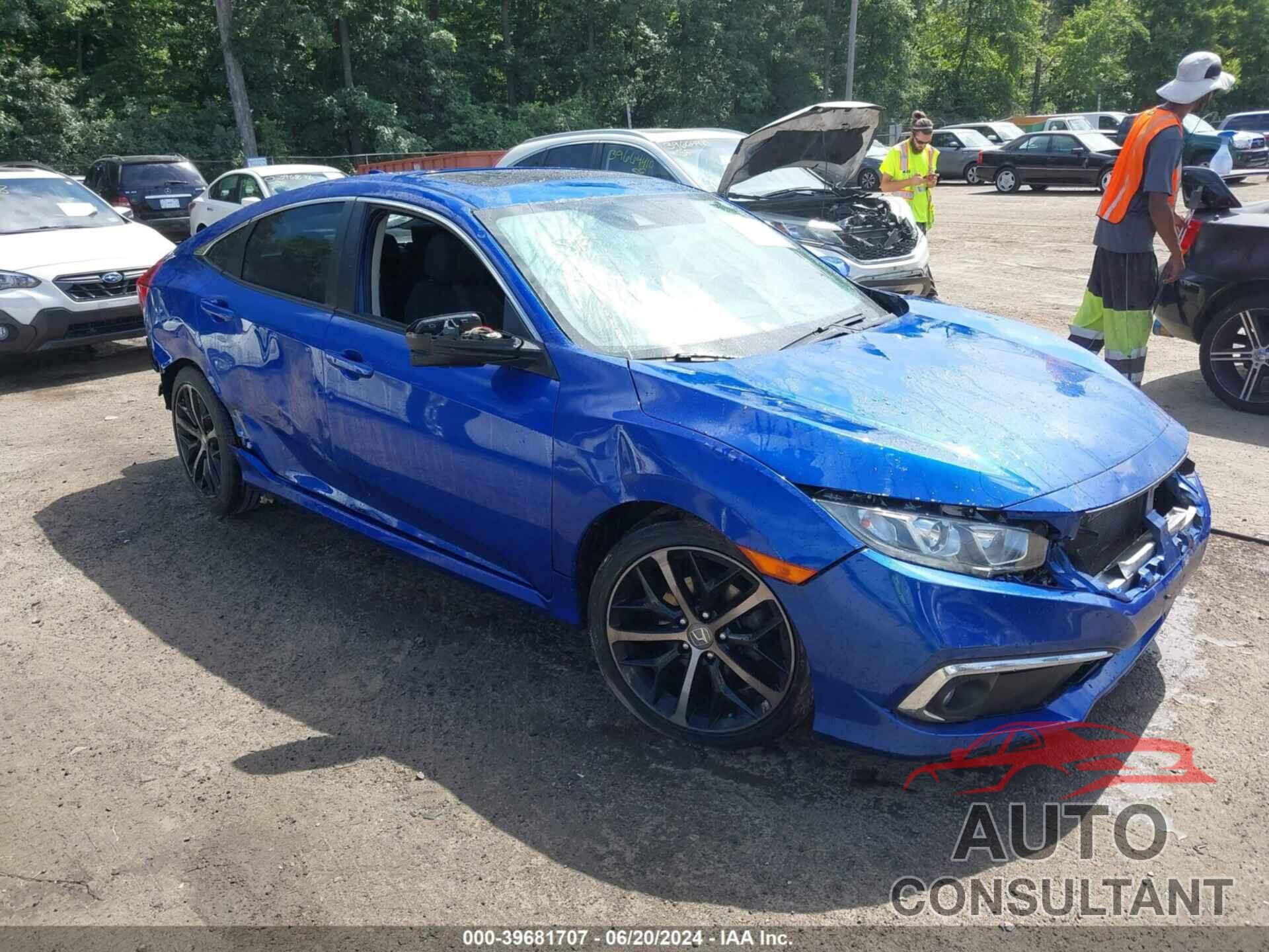 HONDA CIVIC 2020 - 19XFC1F38LE220006