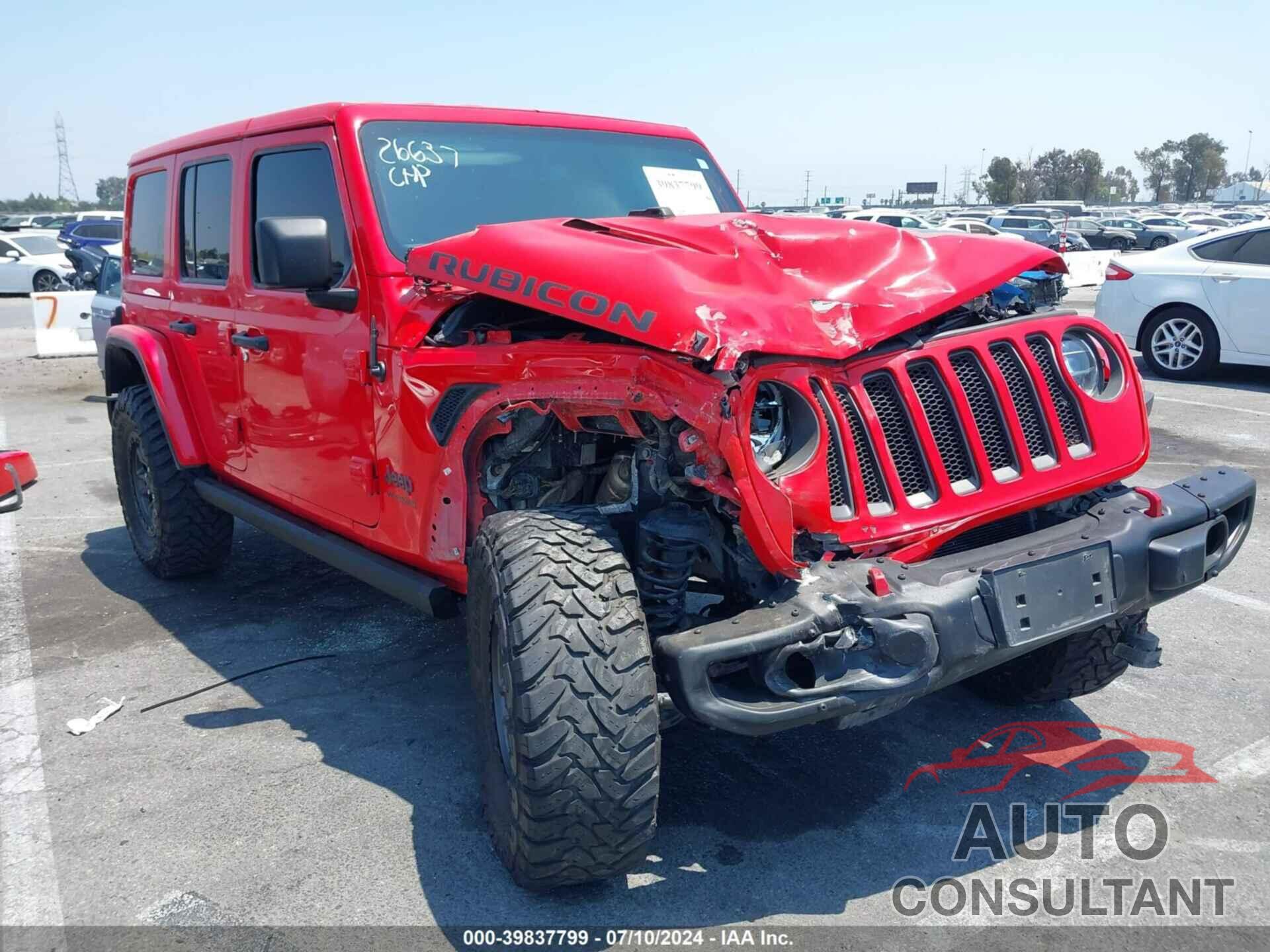 JEEP WRANGLER UNLIMITED 2019 - 1C4HJXFG5KW665392