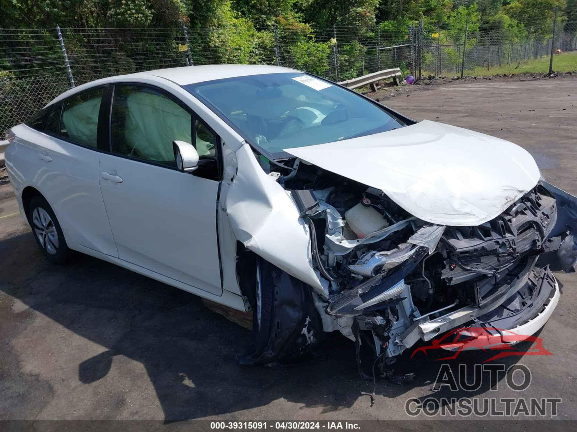 TOYOTA PRIUS 2016 - JTDKARFU1G3025809