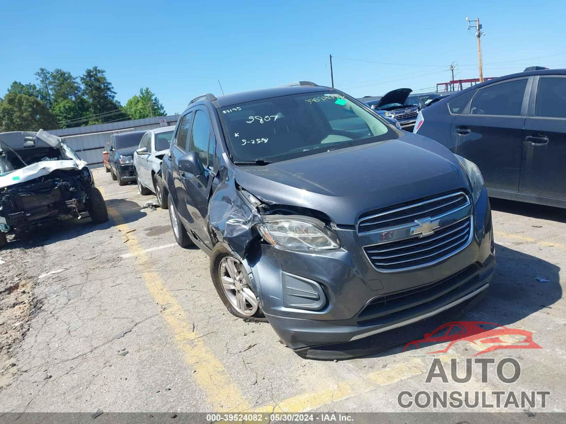 CHEVROLET TRAX 2016 - 3GNCJLSB5GL185807