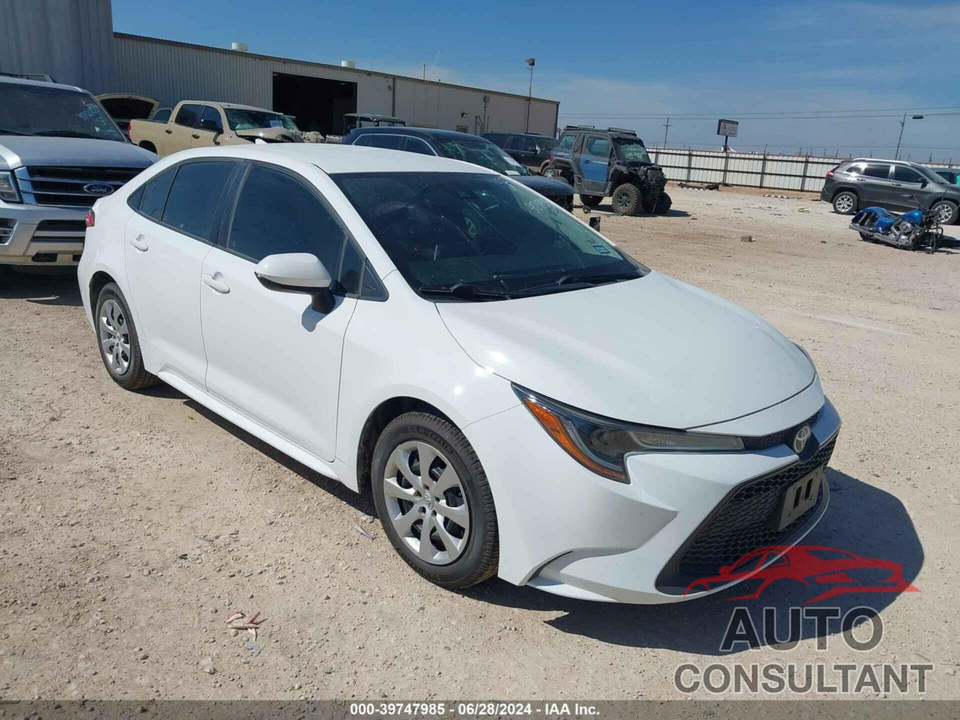 TOYOTA COROLLA 2020 - 5YFEPRAE3LP035710