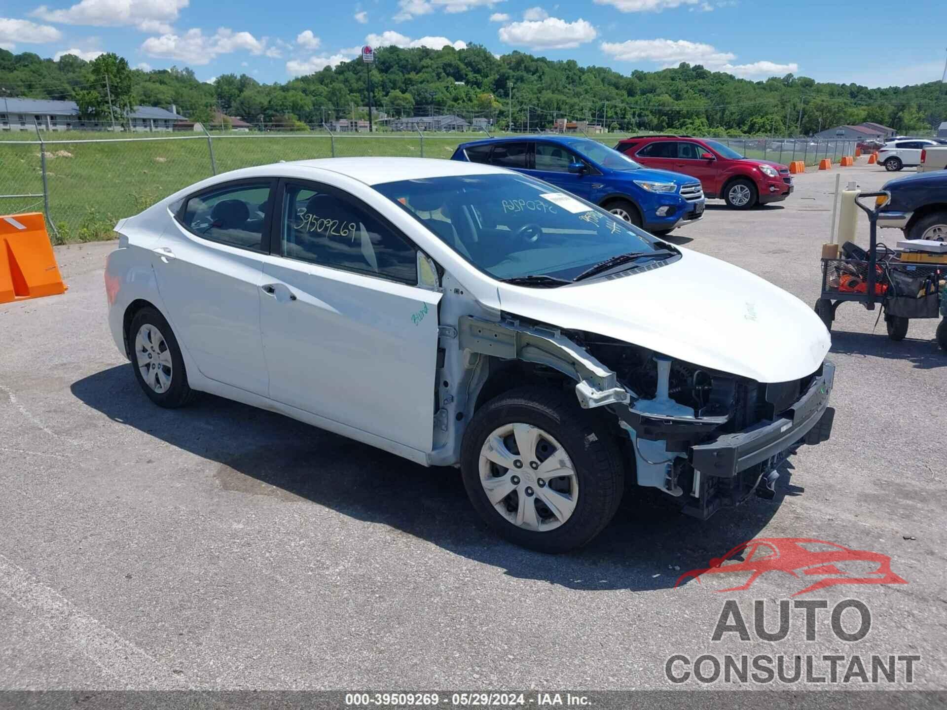 HYUNDAI ELANTRA 2016 - 5NPDH4AE3GH729361