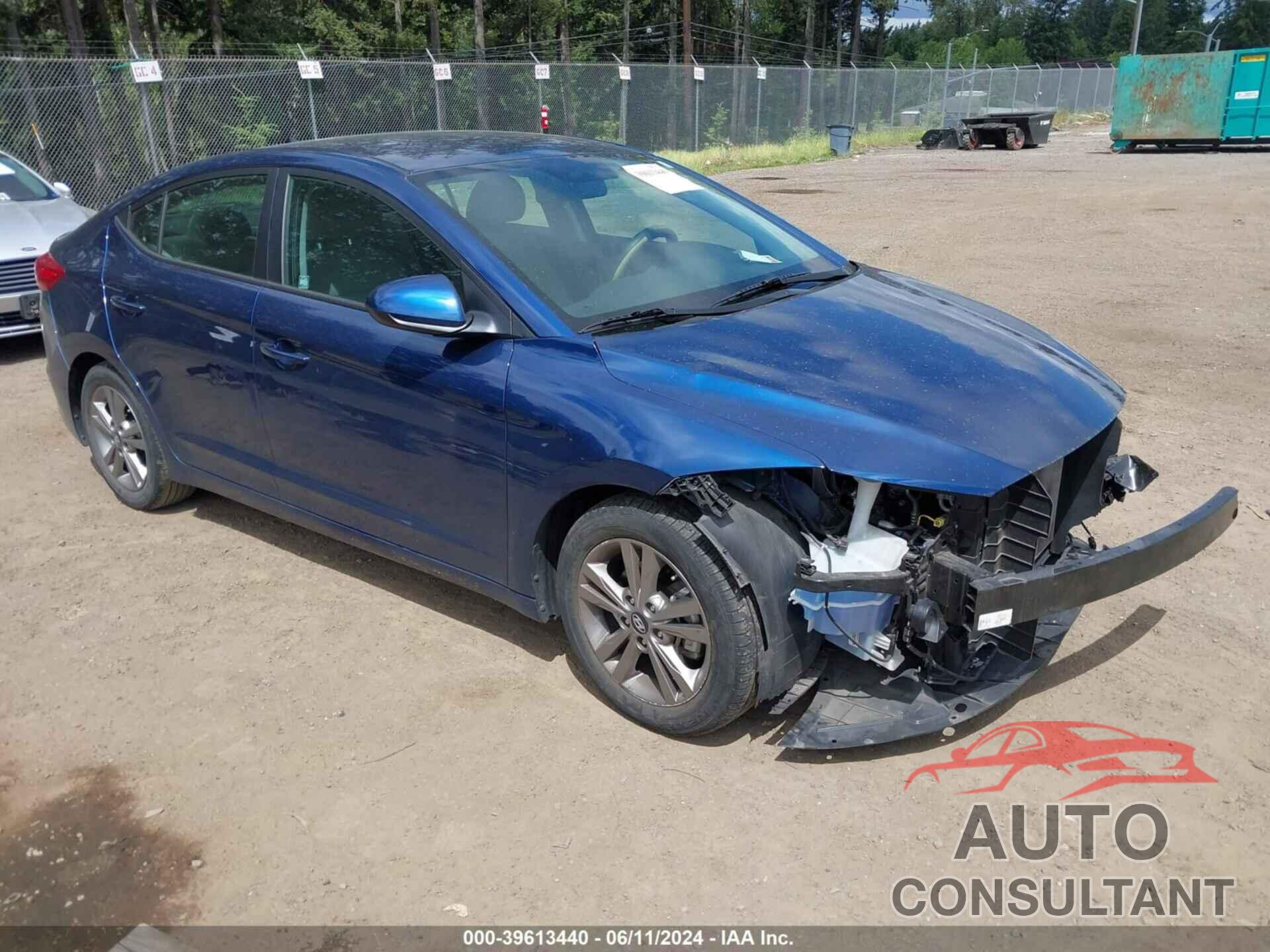HYUNDAI ELANTRA 2017 - 5NPD84LFXHH046919