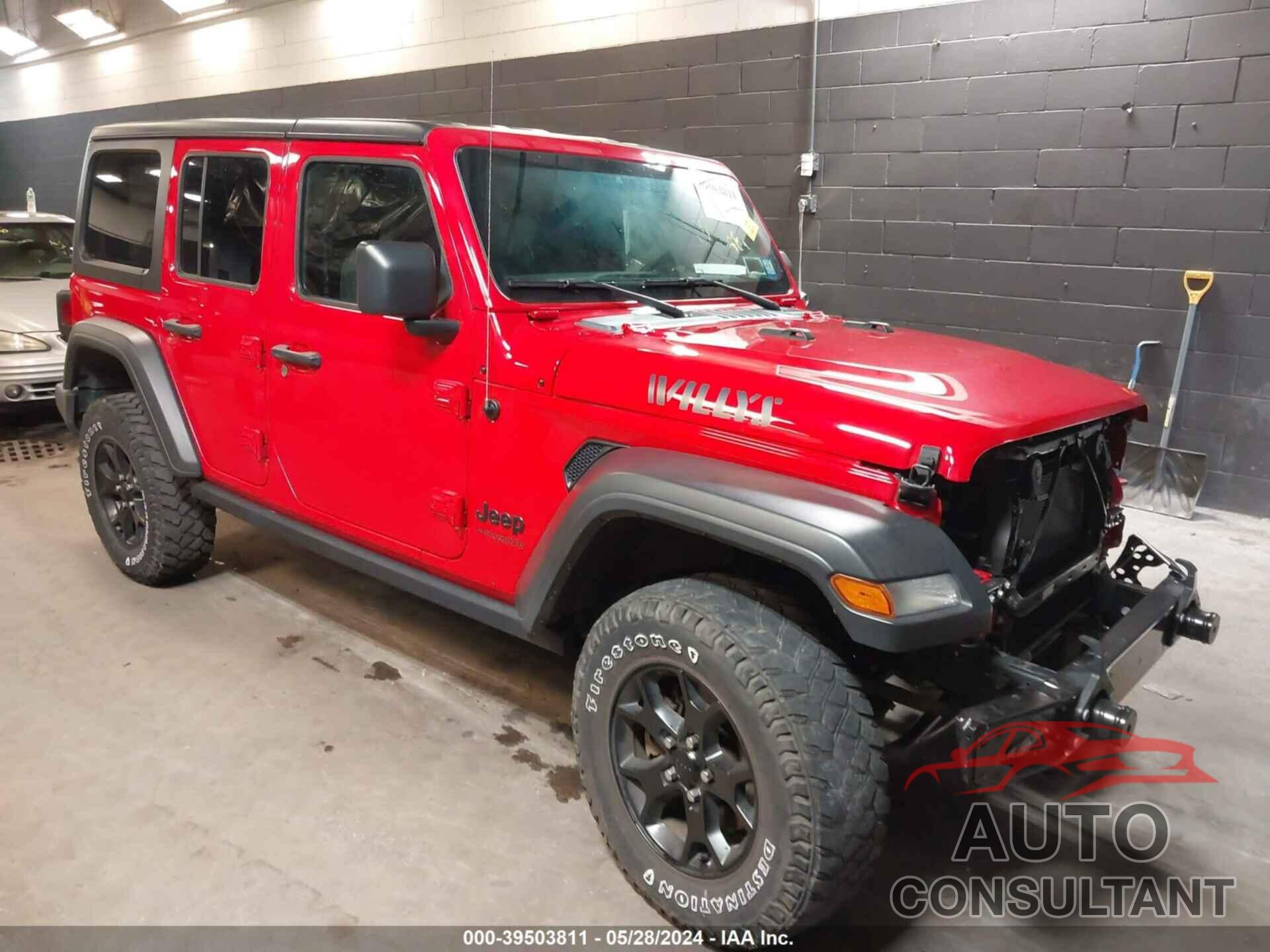 JEEP WRANGLER UNLIMITED 2021 - 1C4HJXDN8MW609287