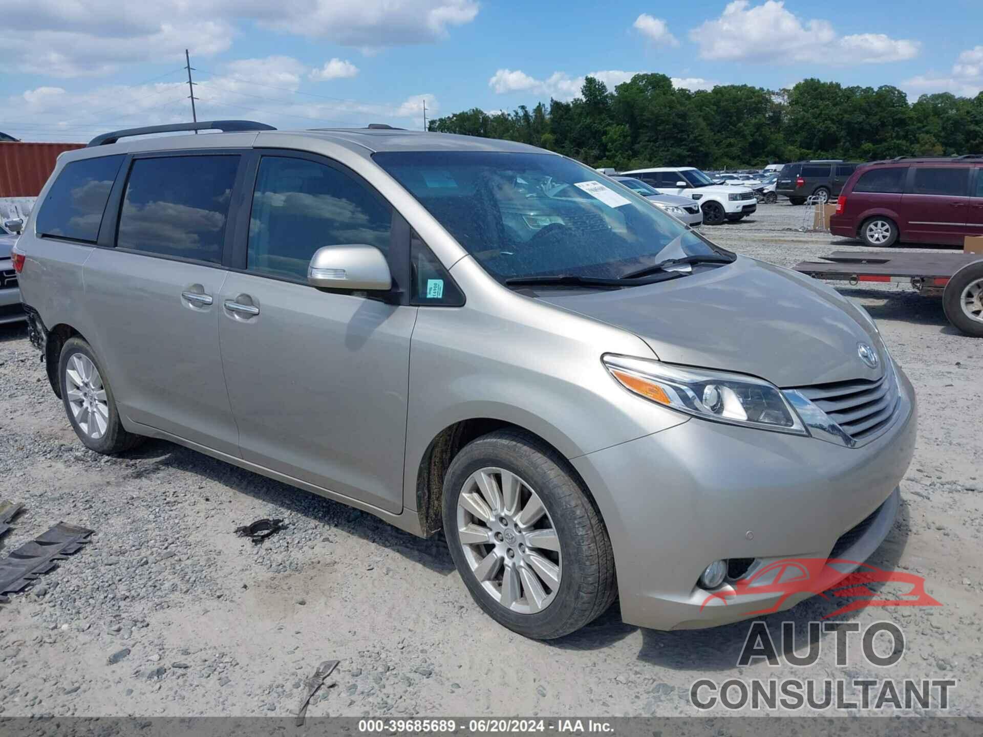 TOYOTA SIENNA 2017 - 5TDYZ3DC6HS829632