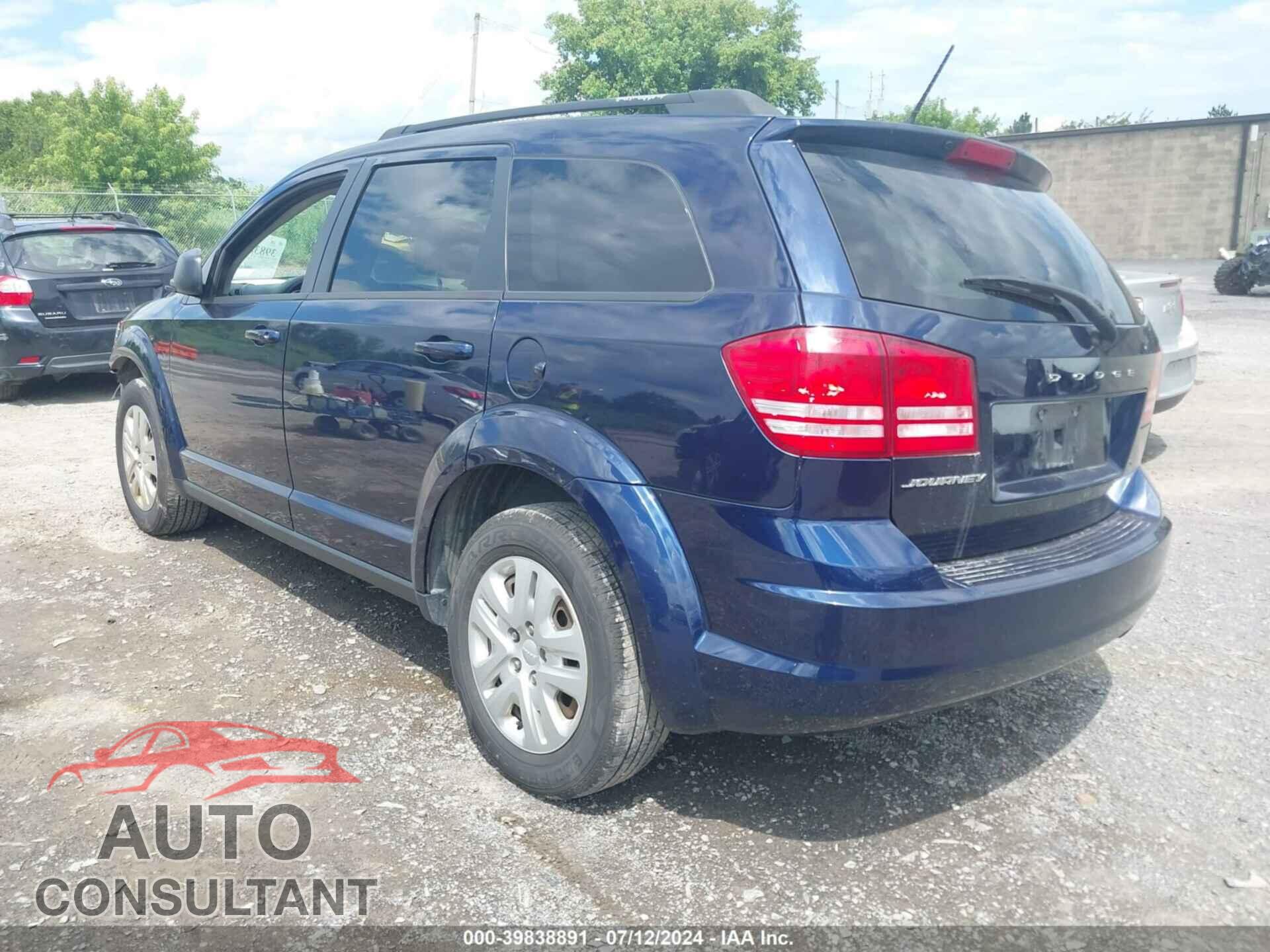 DODGE JOURNEY 2017 - 3C4PDCAB7HT695533