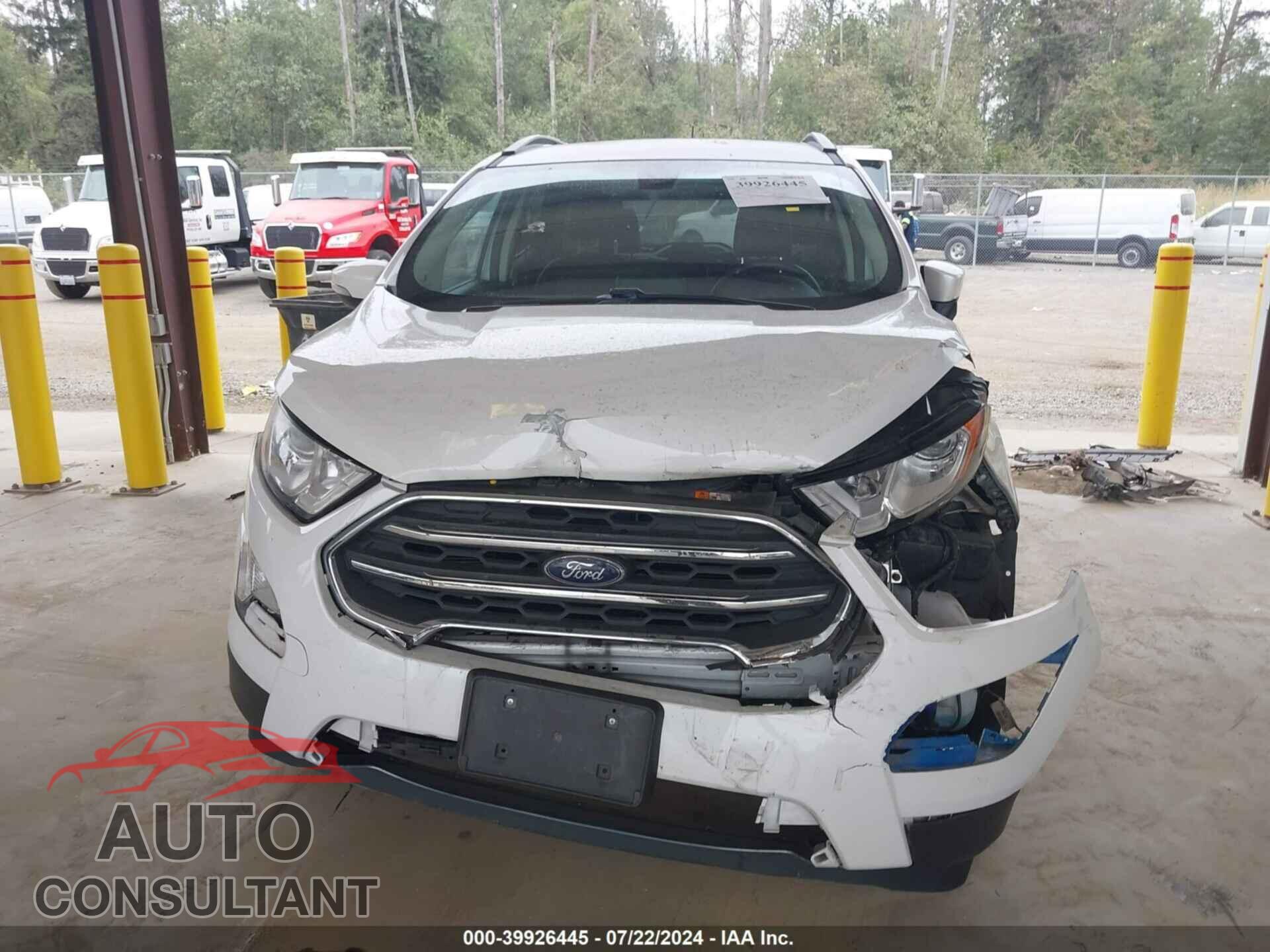 FORD ECOSPORT 2019 - MAJ6S3KL2KC277771