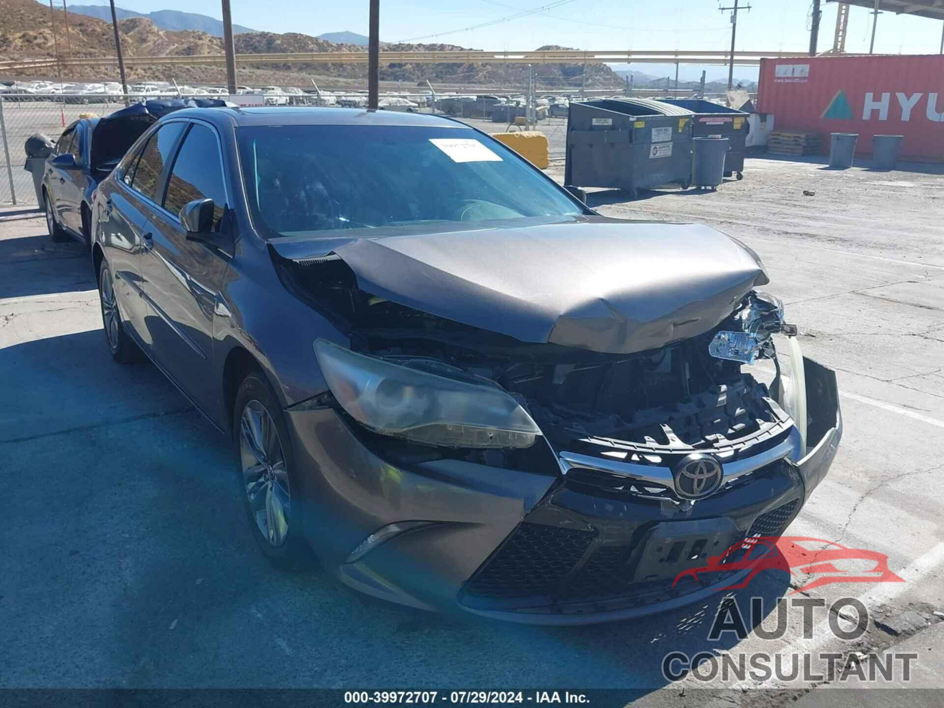 TOYOTA CAMRY 2017 - 4T1BF1FK4HU335204