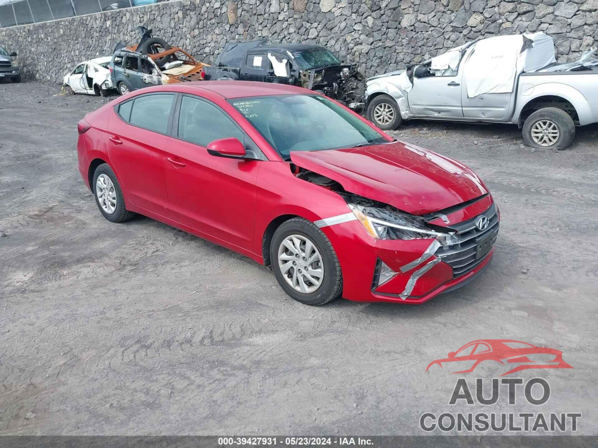 HYUNDAI ELANTRA 2019 - 5NPD74LF1KH468801