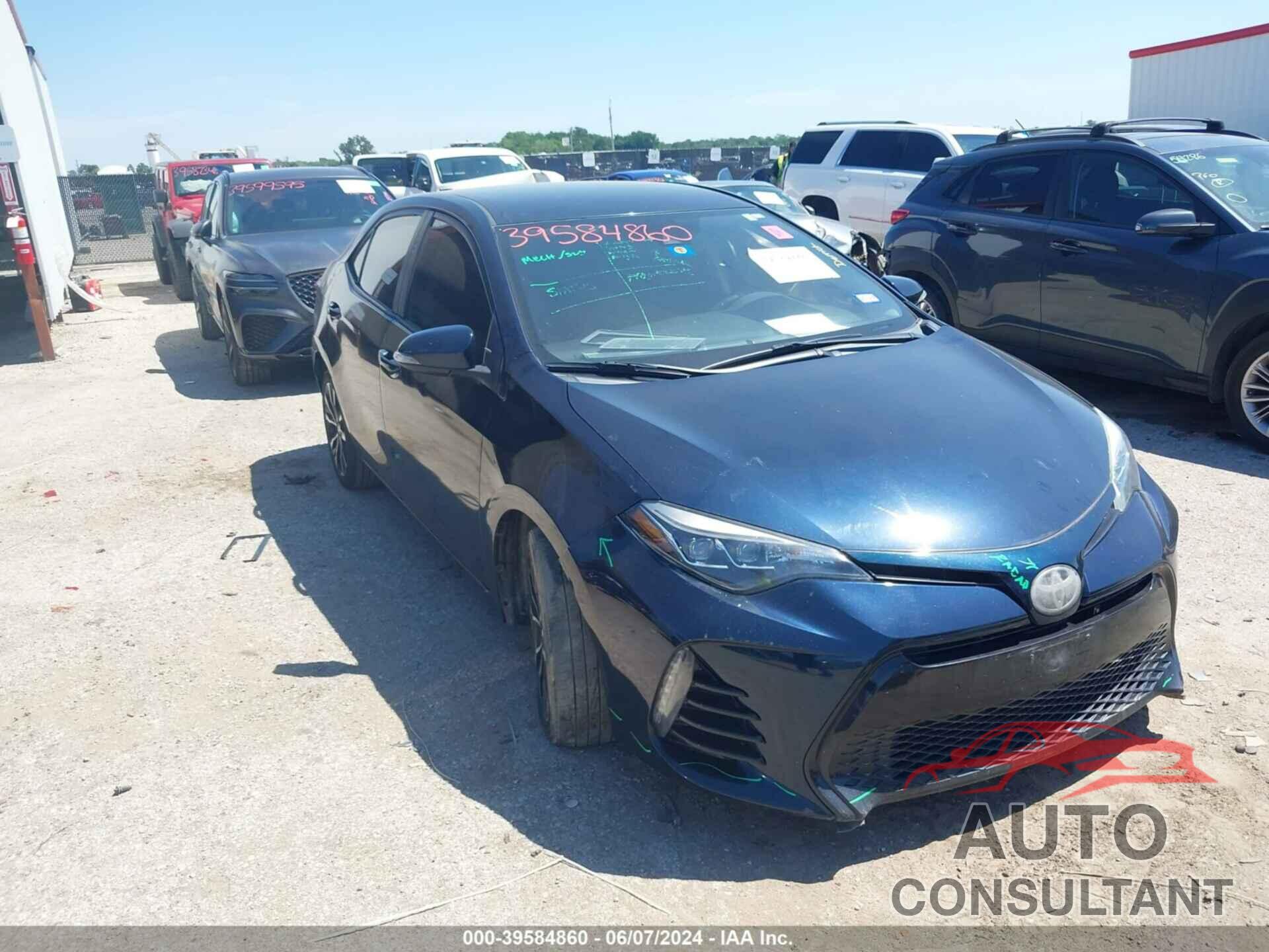 TOYOTA COROLLA 2018 - 2T1BURHE9JC121442