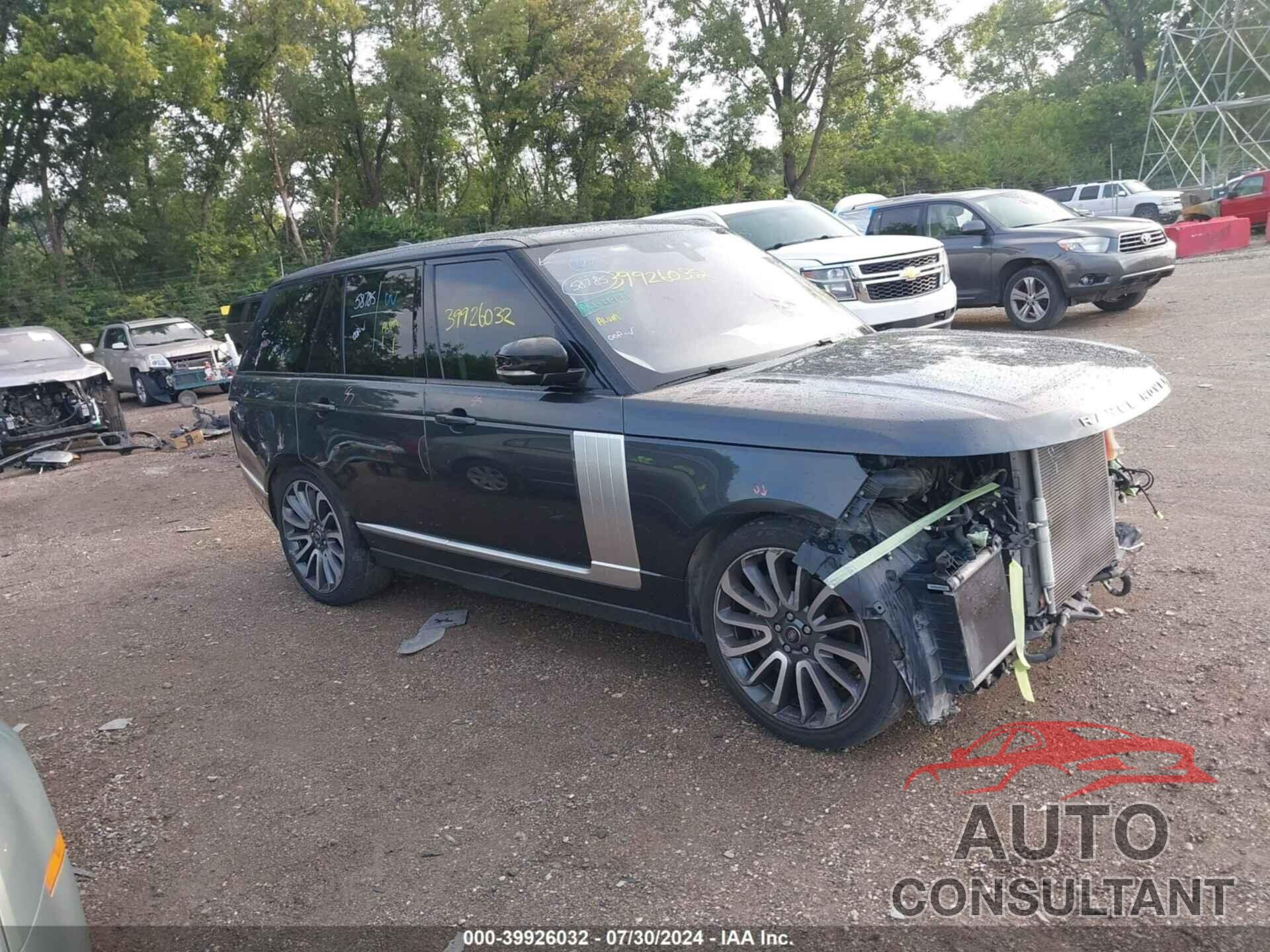 LAND ROVER RANGE ROVER 2018 - SALGS2SV6JA511410