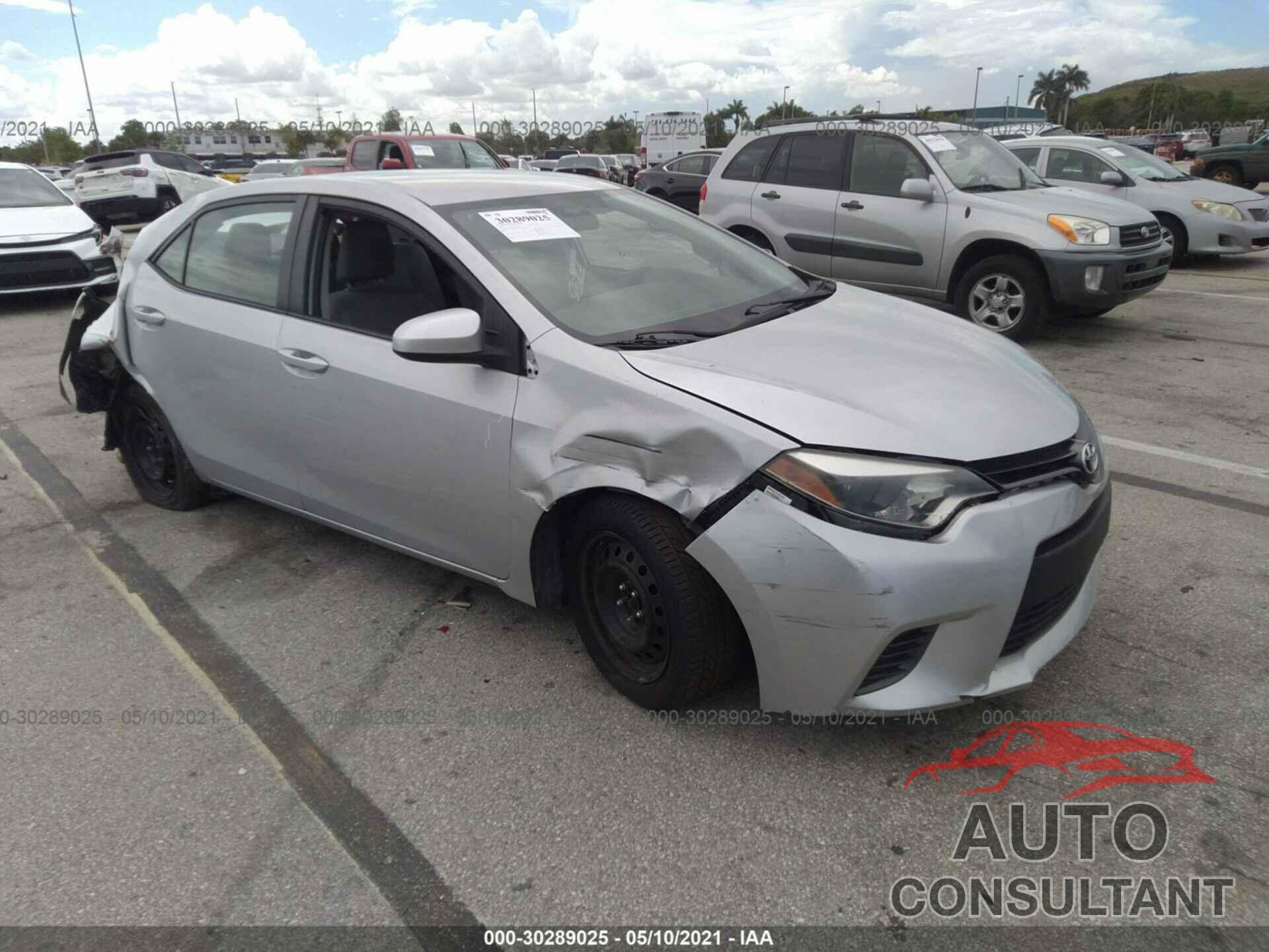 TOYOTA COROLLA 2016 - 2T1BURHE2GC644648