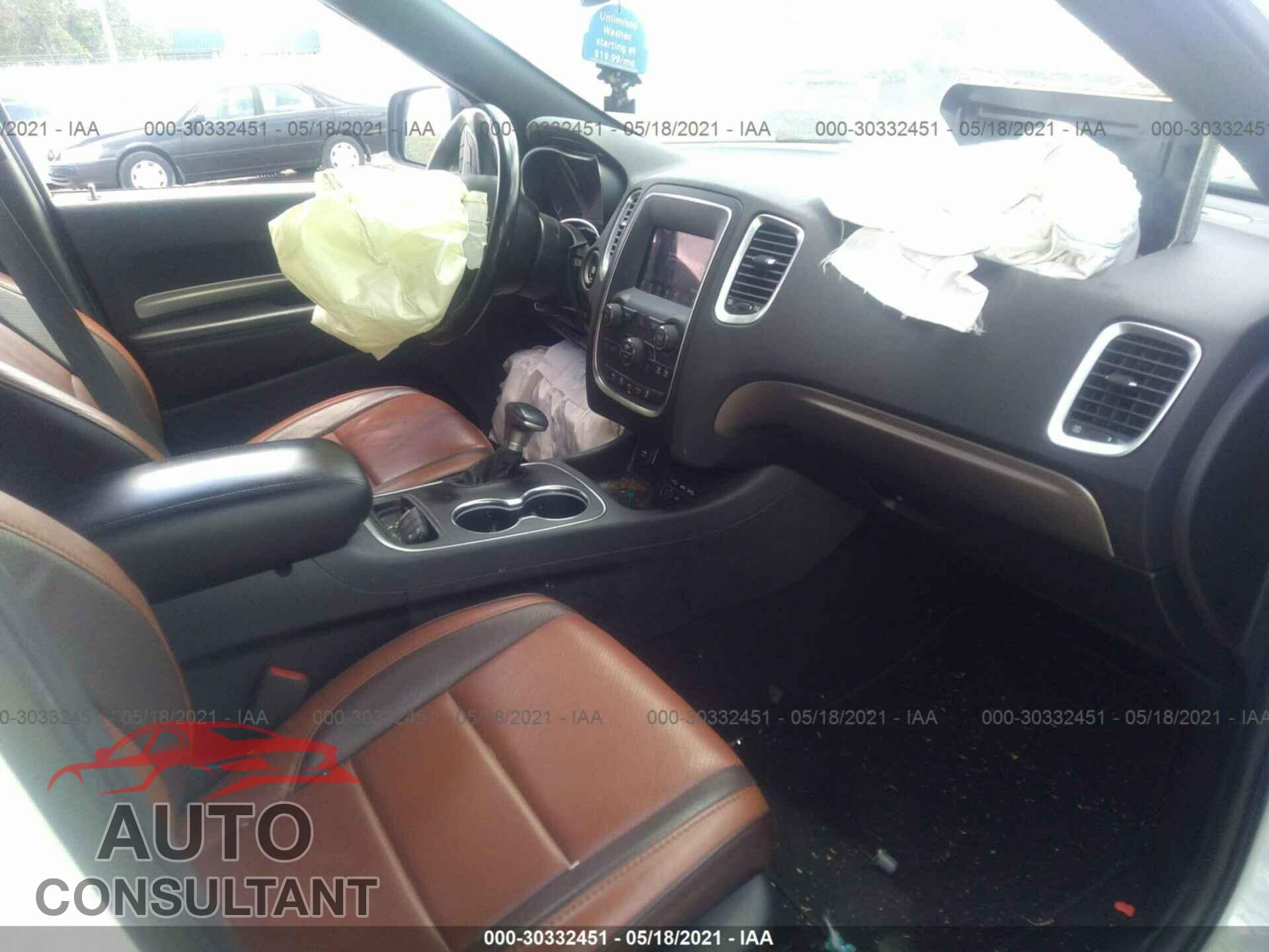 DODGE DURANGO 2019 - 1C4RDHAG9KC847767