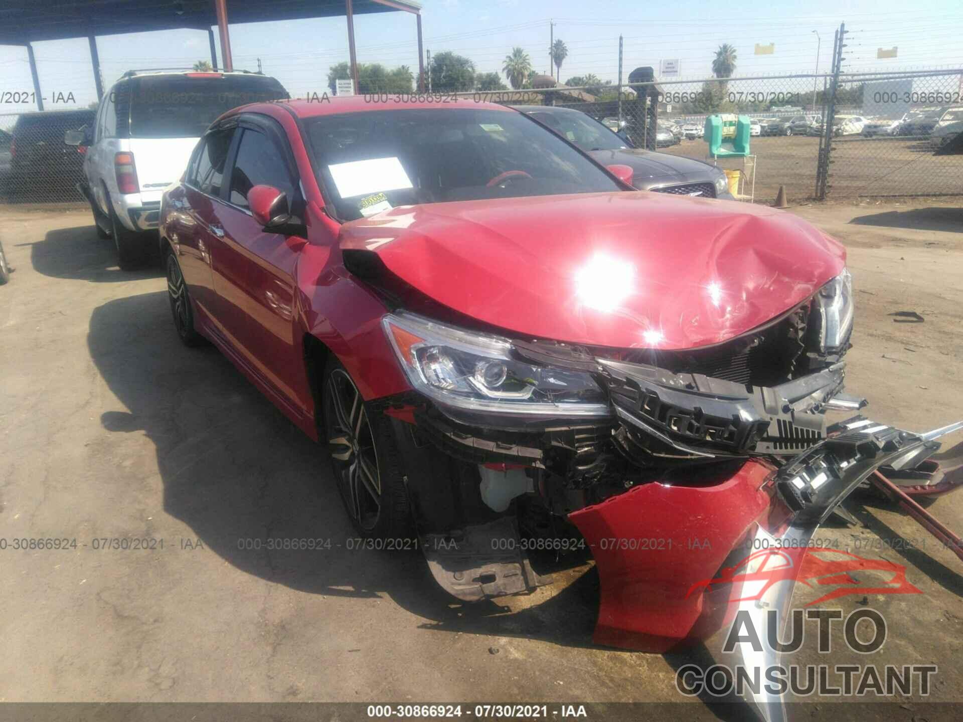 HONDA ACCORD SEDAN 2016 - 1HGCR2F51GA027988