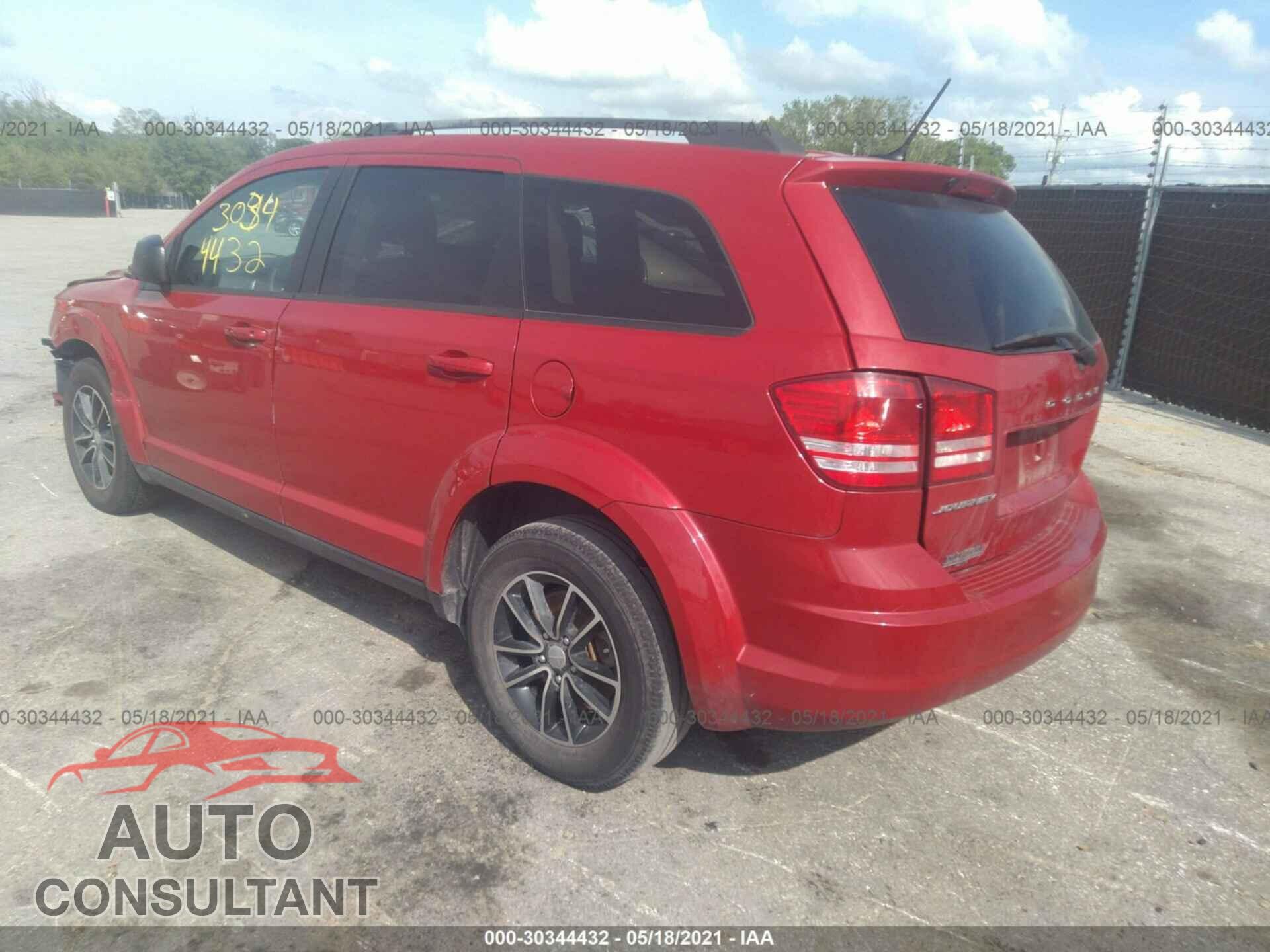 DODGE JOURNEY 2017 - 3C4PDCAB5HT607546