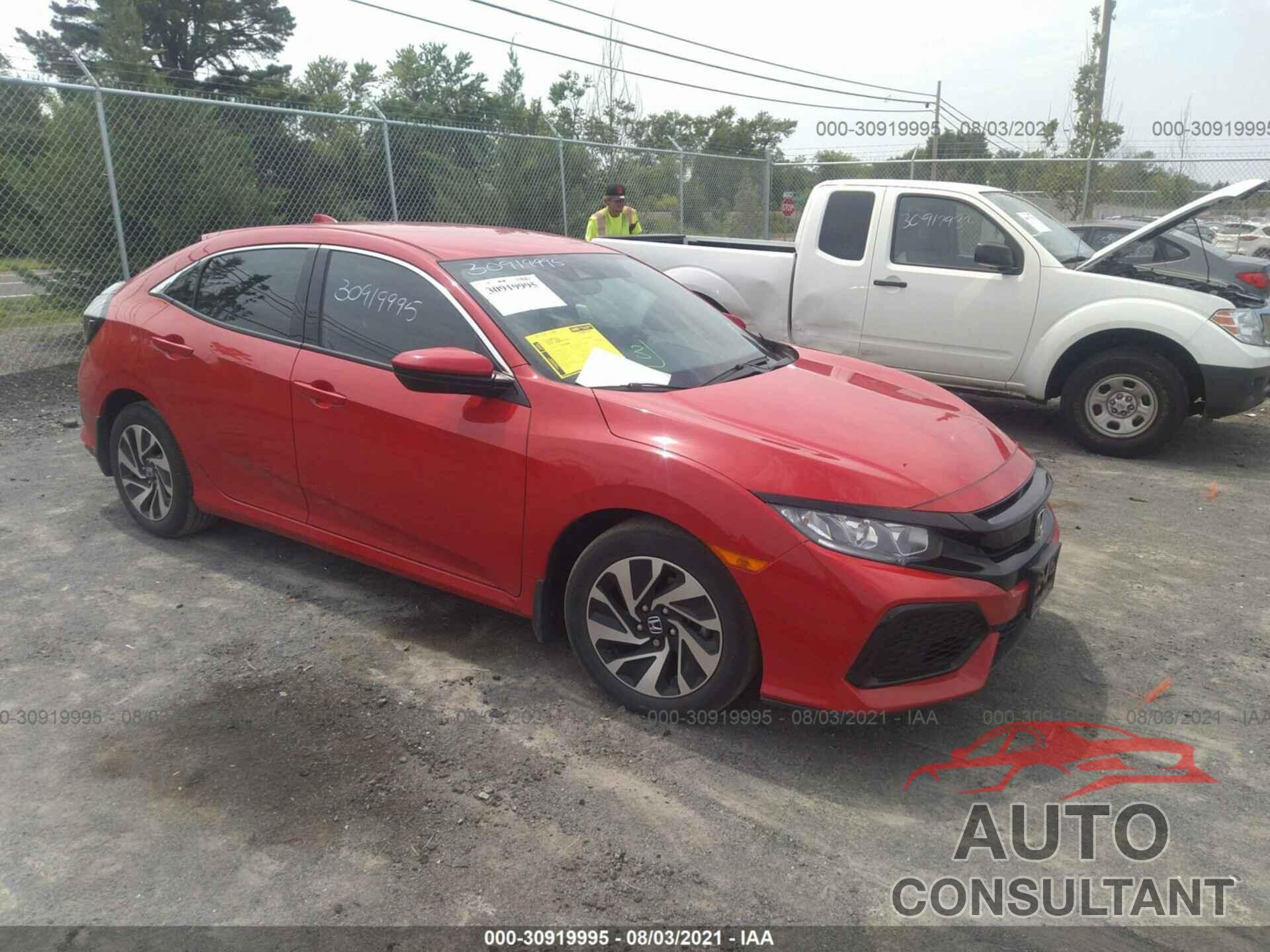 HONDA CIVIC HATCHBACK 2019 - SHHFK7H34KU215265