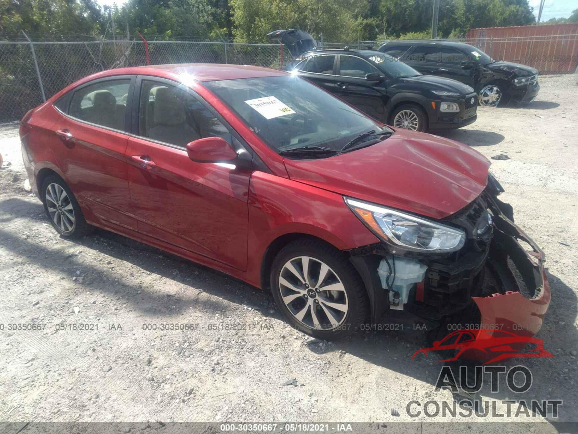HYUNDAI ACCENT 2017 - KMHCT4AE0HU372248
