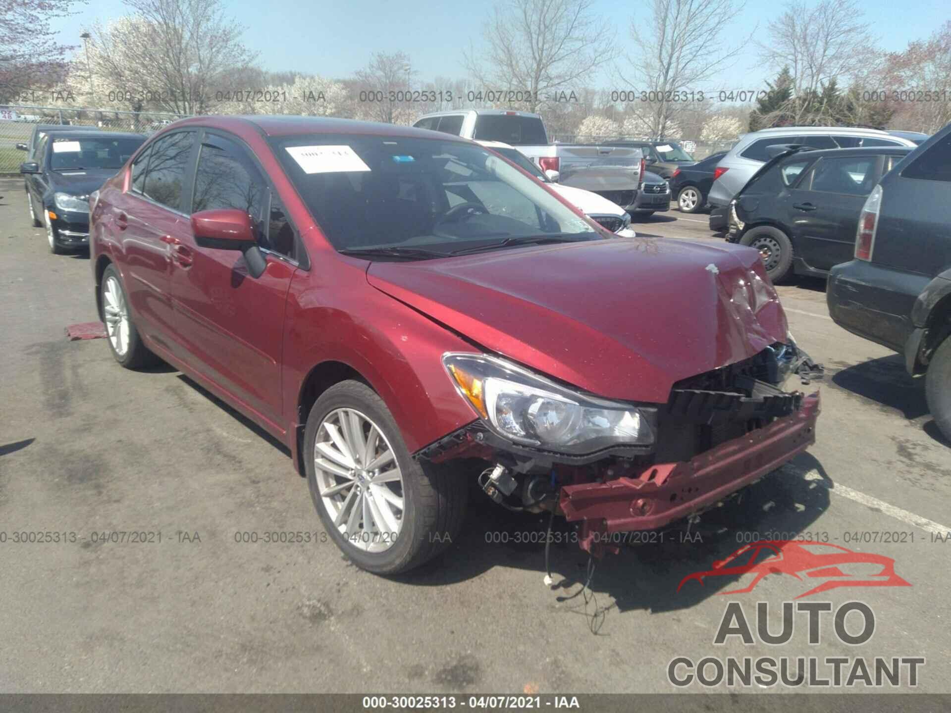SUBARU IMPREZA SEDAN 2016 - JF1GJAF64GH003790