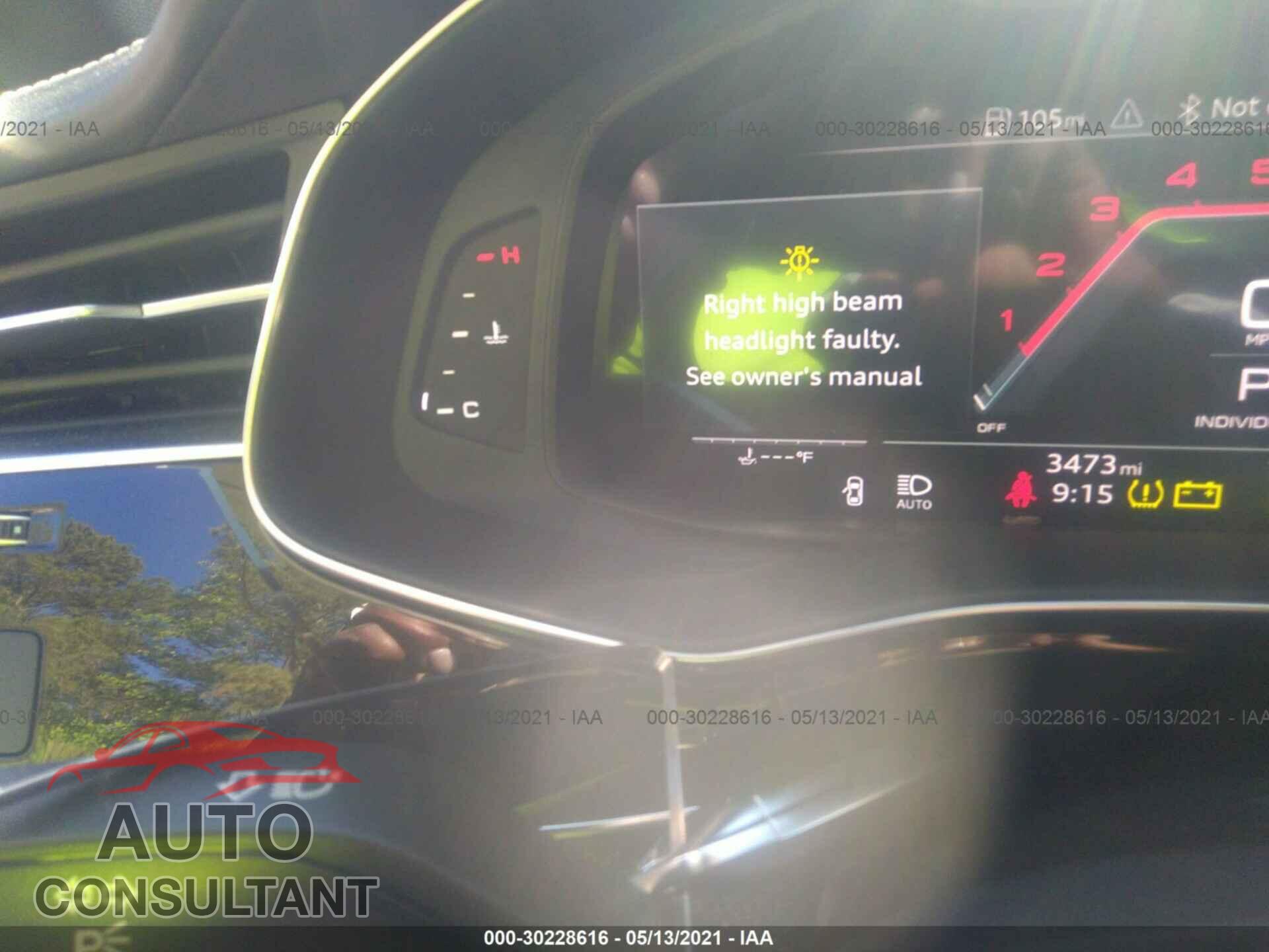 AUDI SQ8 2021 - WA1AWBF12MD011430