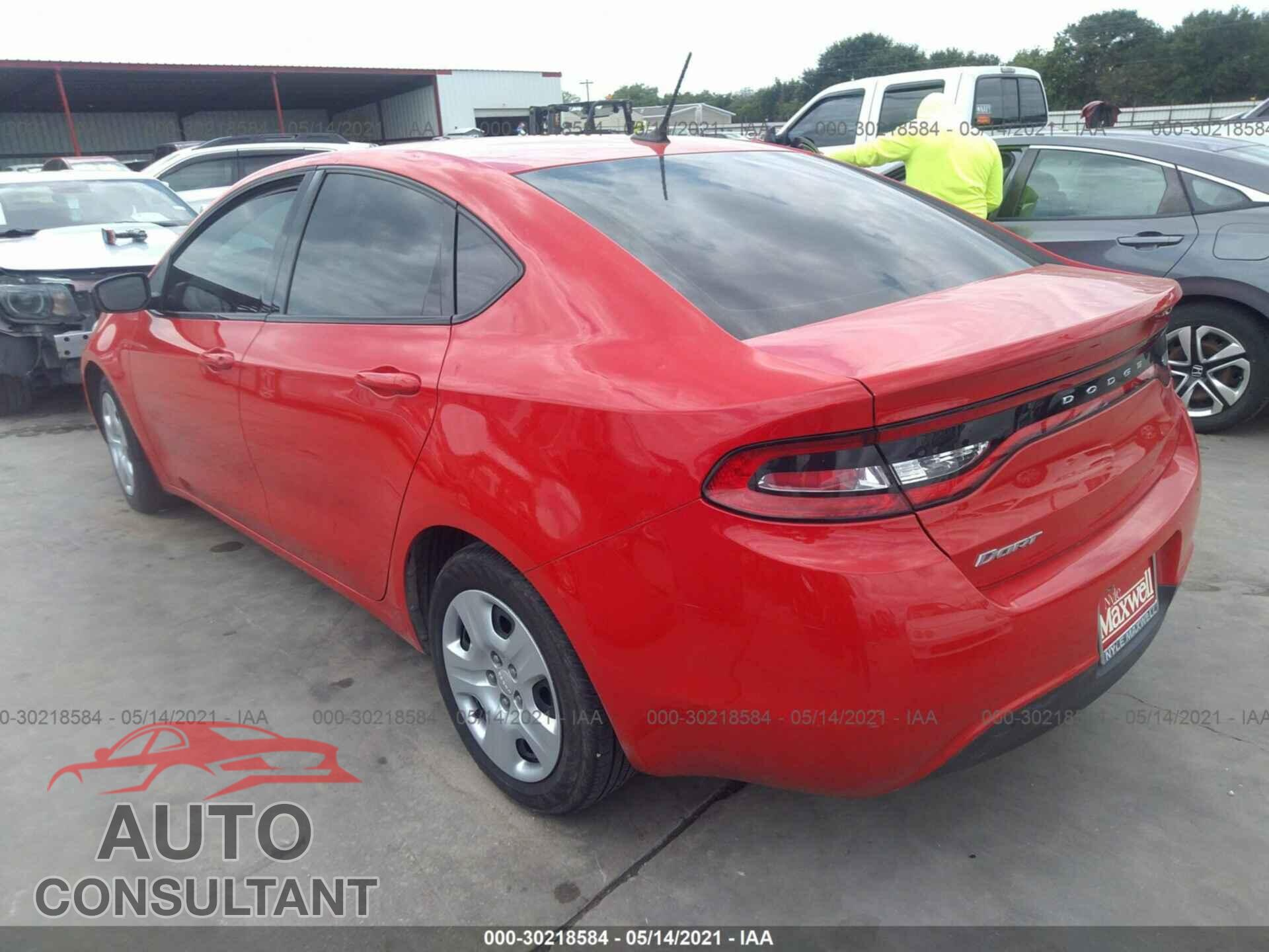 DODGE DART 2016 - 1C3CDFAA0GD750596