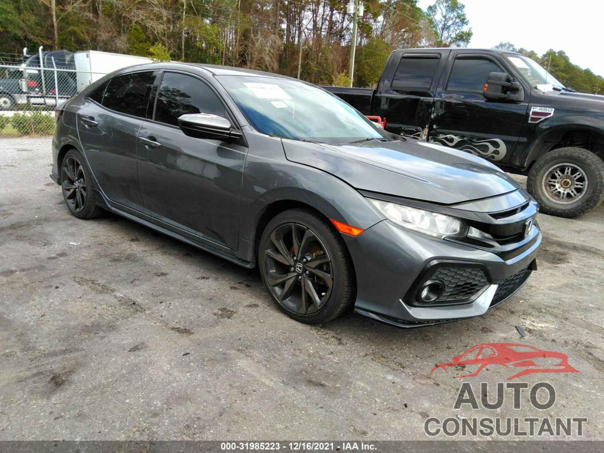 HONDA CIVIC HATCHBACK 2017 - SHHFK7H49HU213321