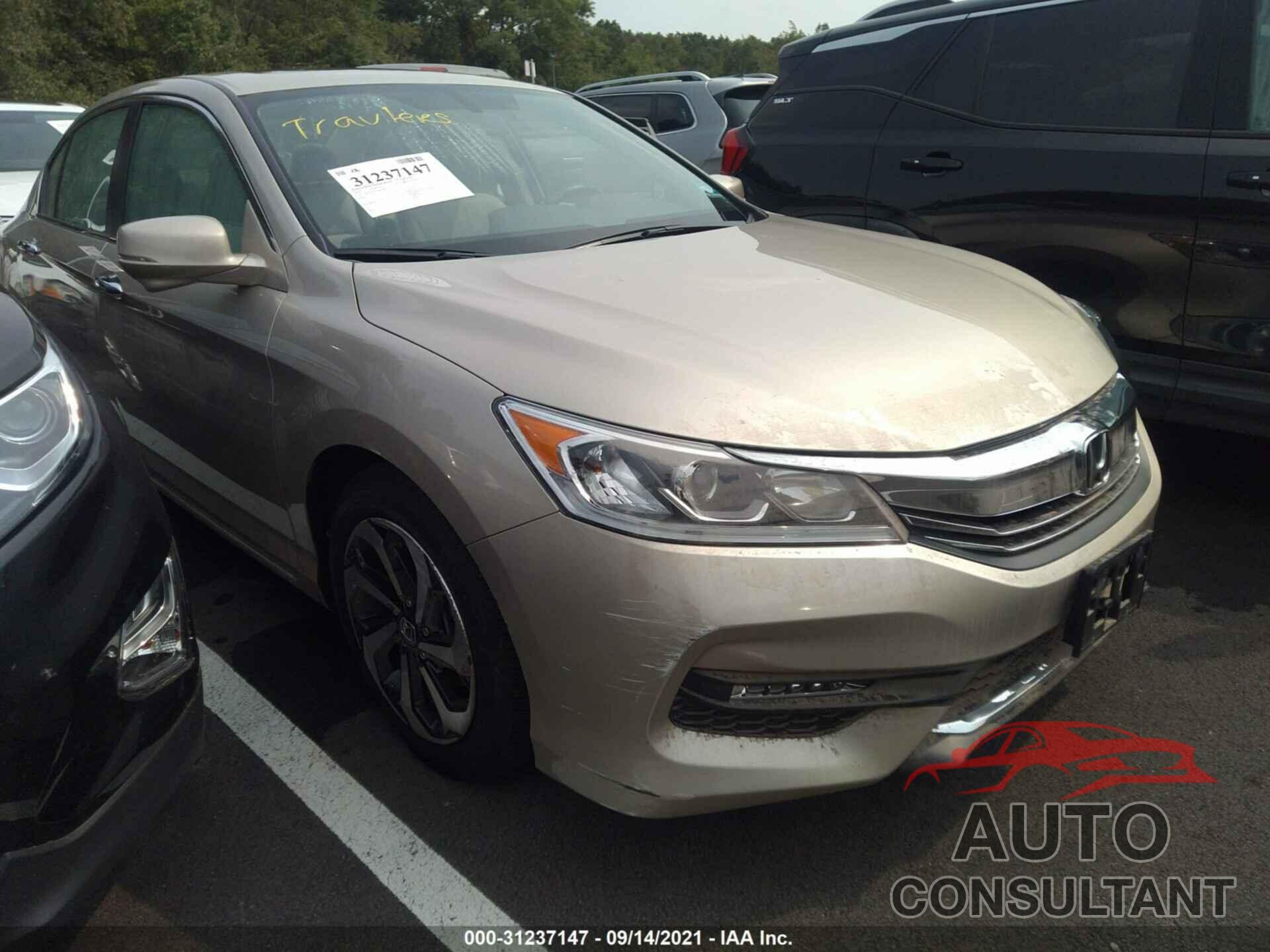 HONDA ACCORD SEDAN 2016 - 1HGCR2F82GA001880