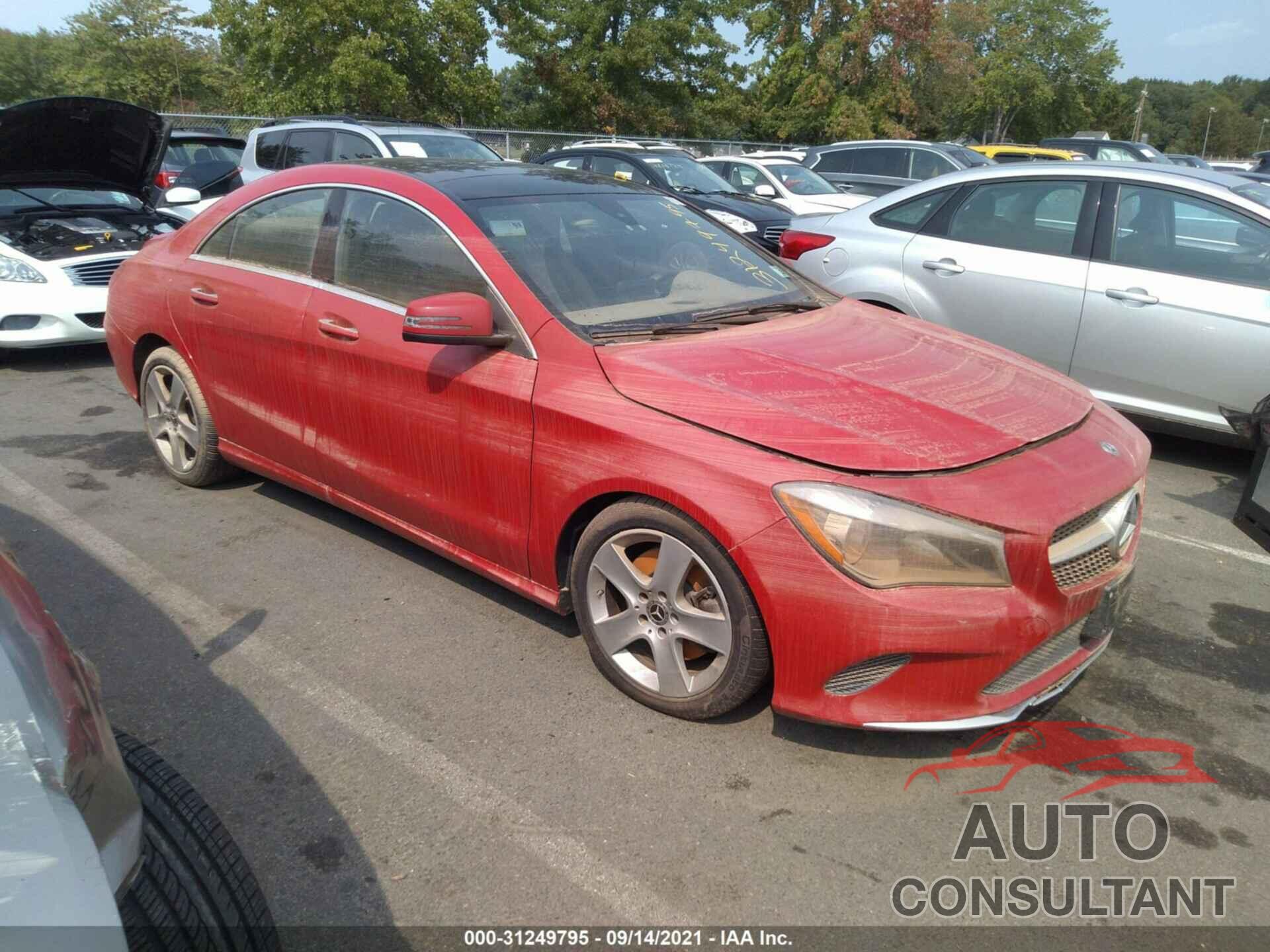MERCEDES-BENZ CLA 2018 - WDDSJ4GB2JN582729