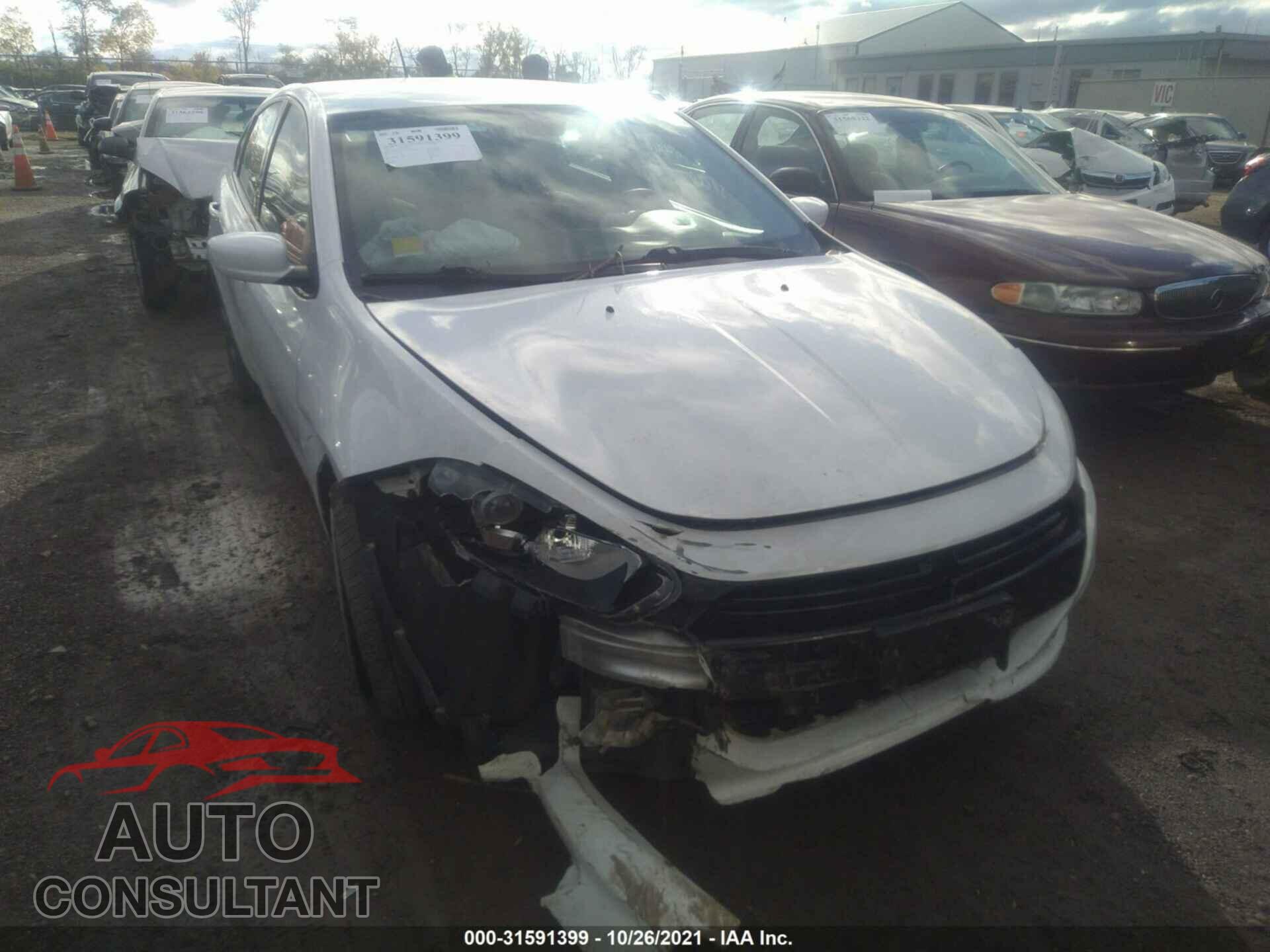 DODGE DART 2016 - 1C3CDFAA3GD577754