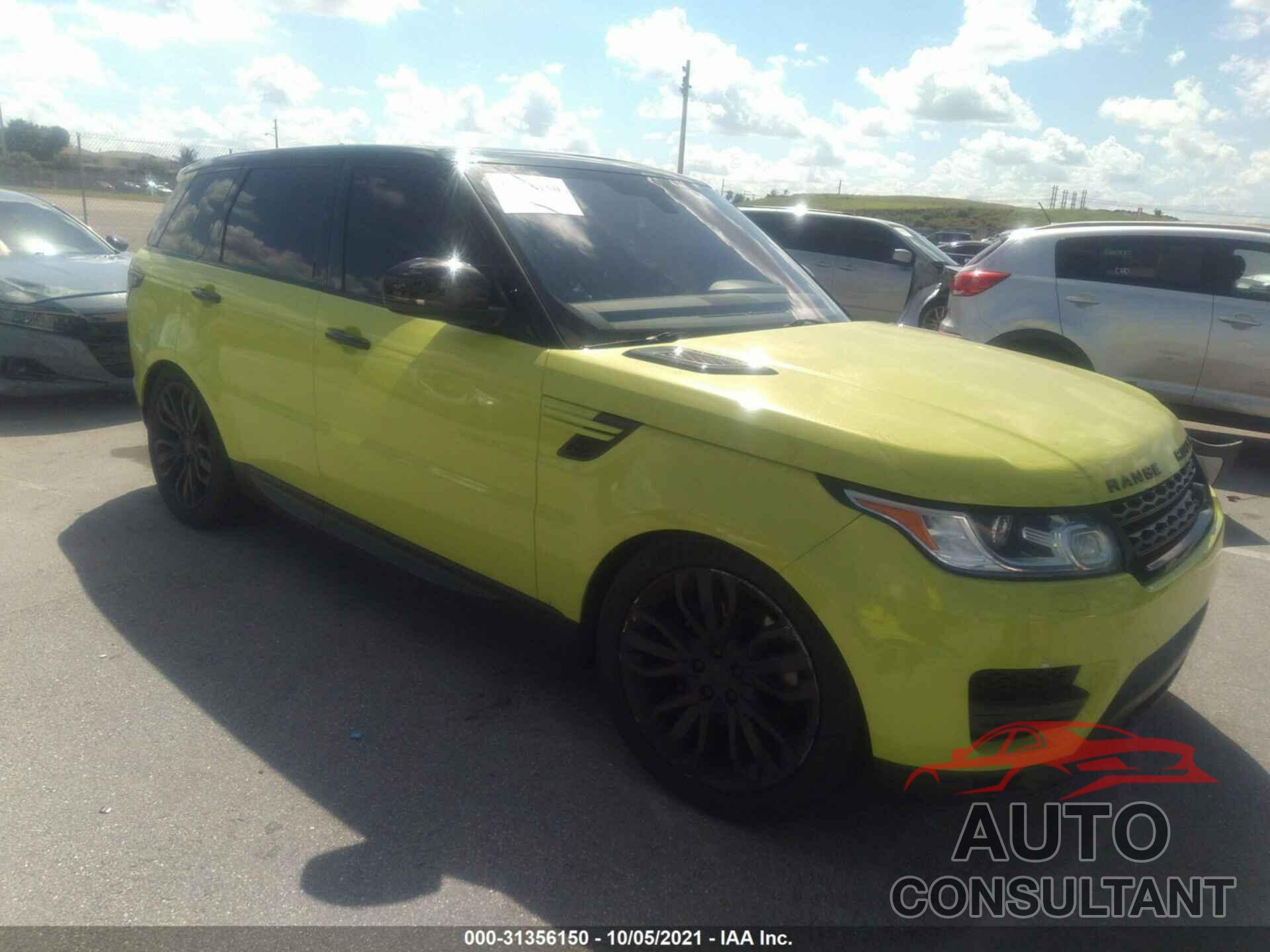 LAND ROVER RANGE ROVER SPORT 2016 - SALWG2PF8GA109962