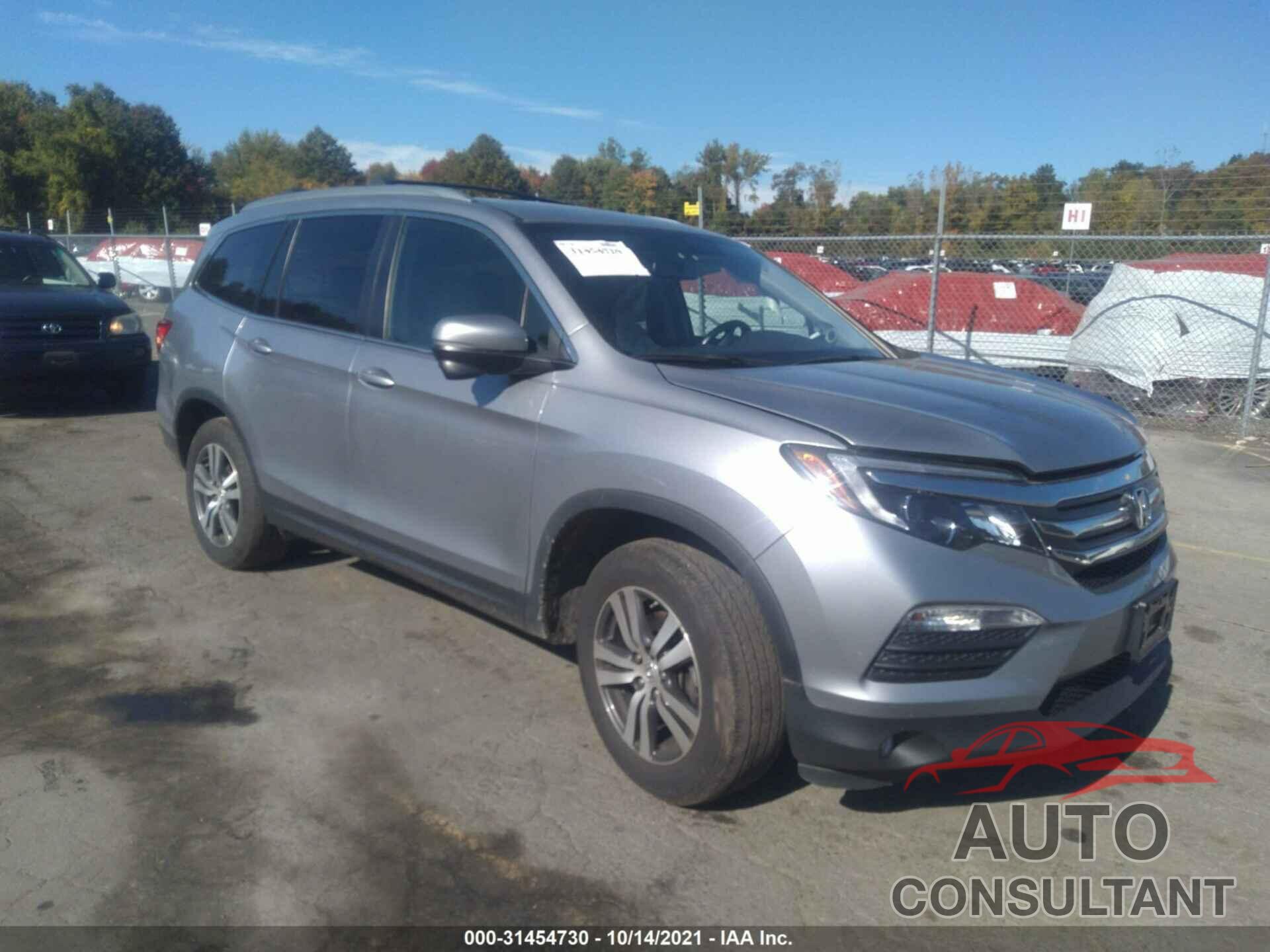 HONDA PILOT 2017 - 5FNYF6H76HB006128