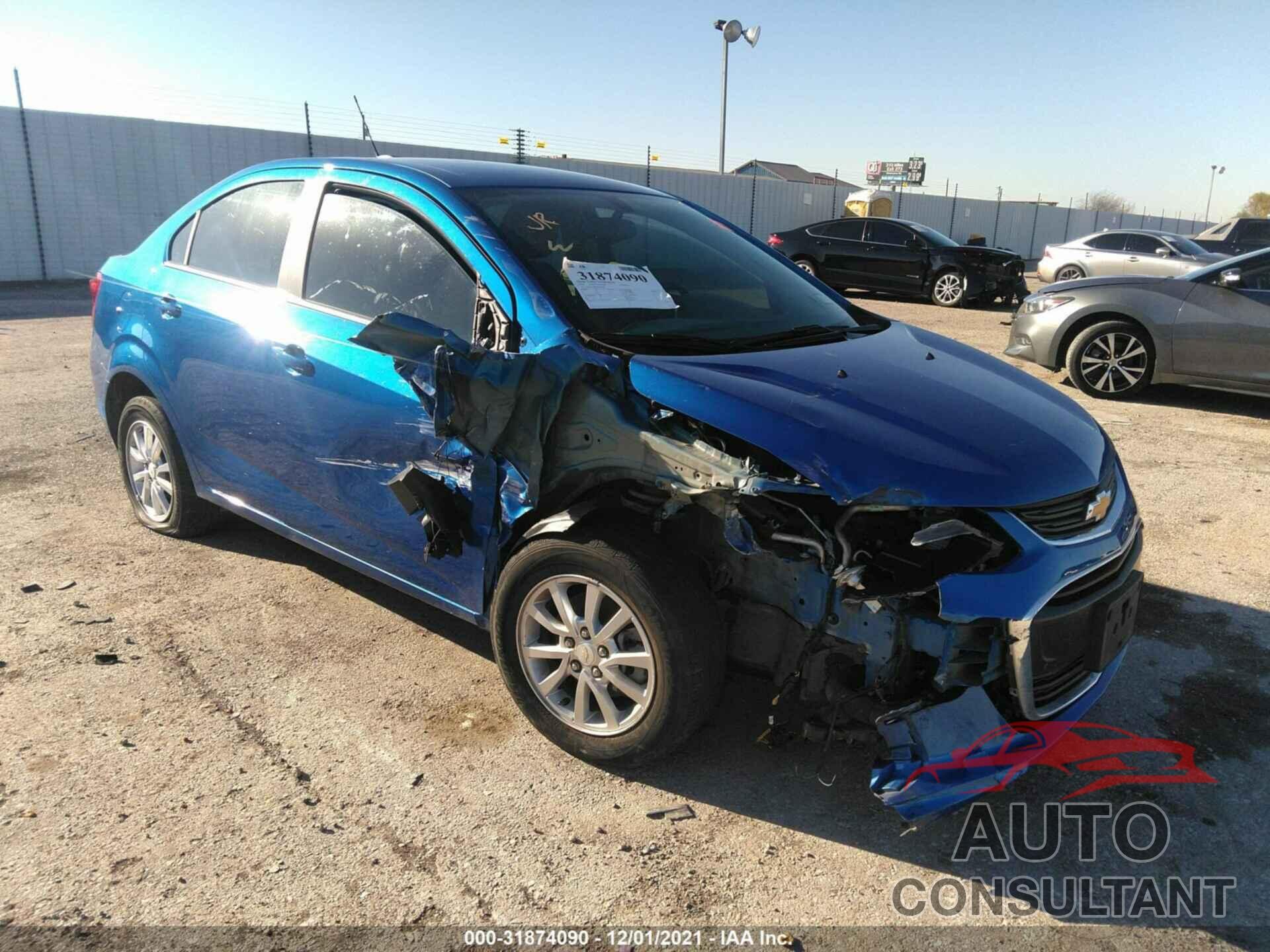 CHEVROLET SONIC 2019 - 1G1JD5SB1K4148280