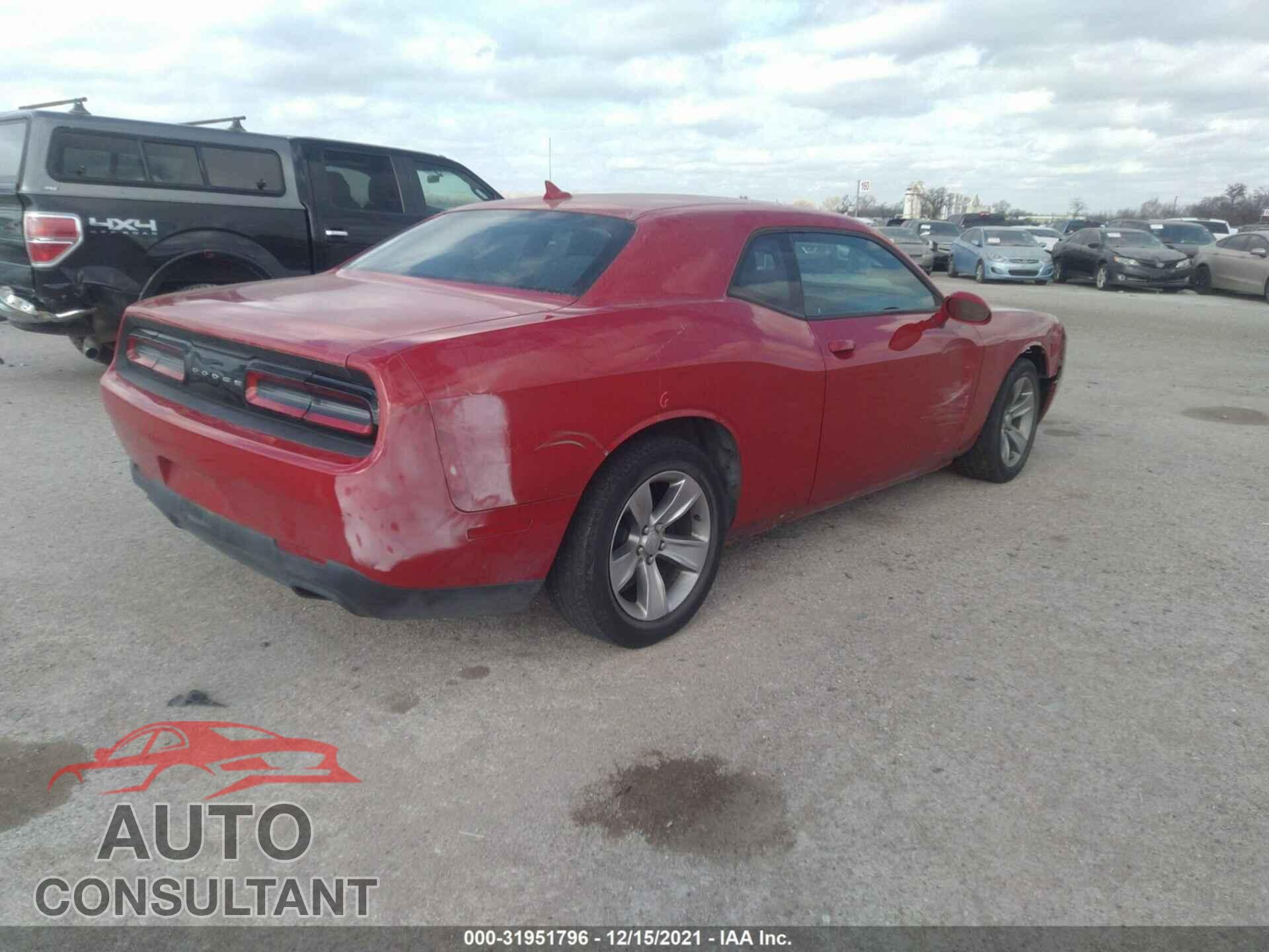 DODGE CHALLENGER 2016 - 2C3CDZAG2GH316639