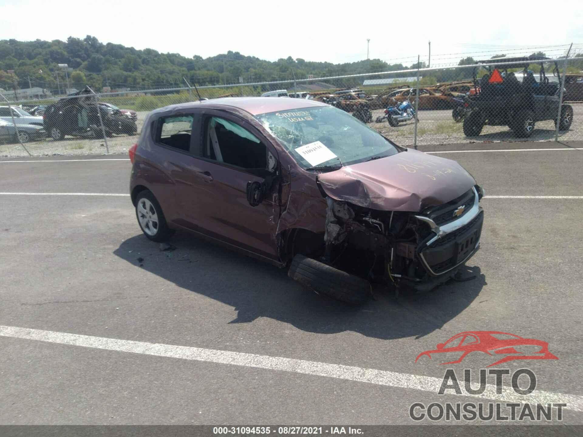 CHEVROLET SPARK 2019 - KL8CB6SA3KC707443