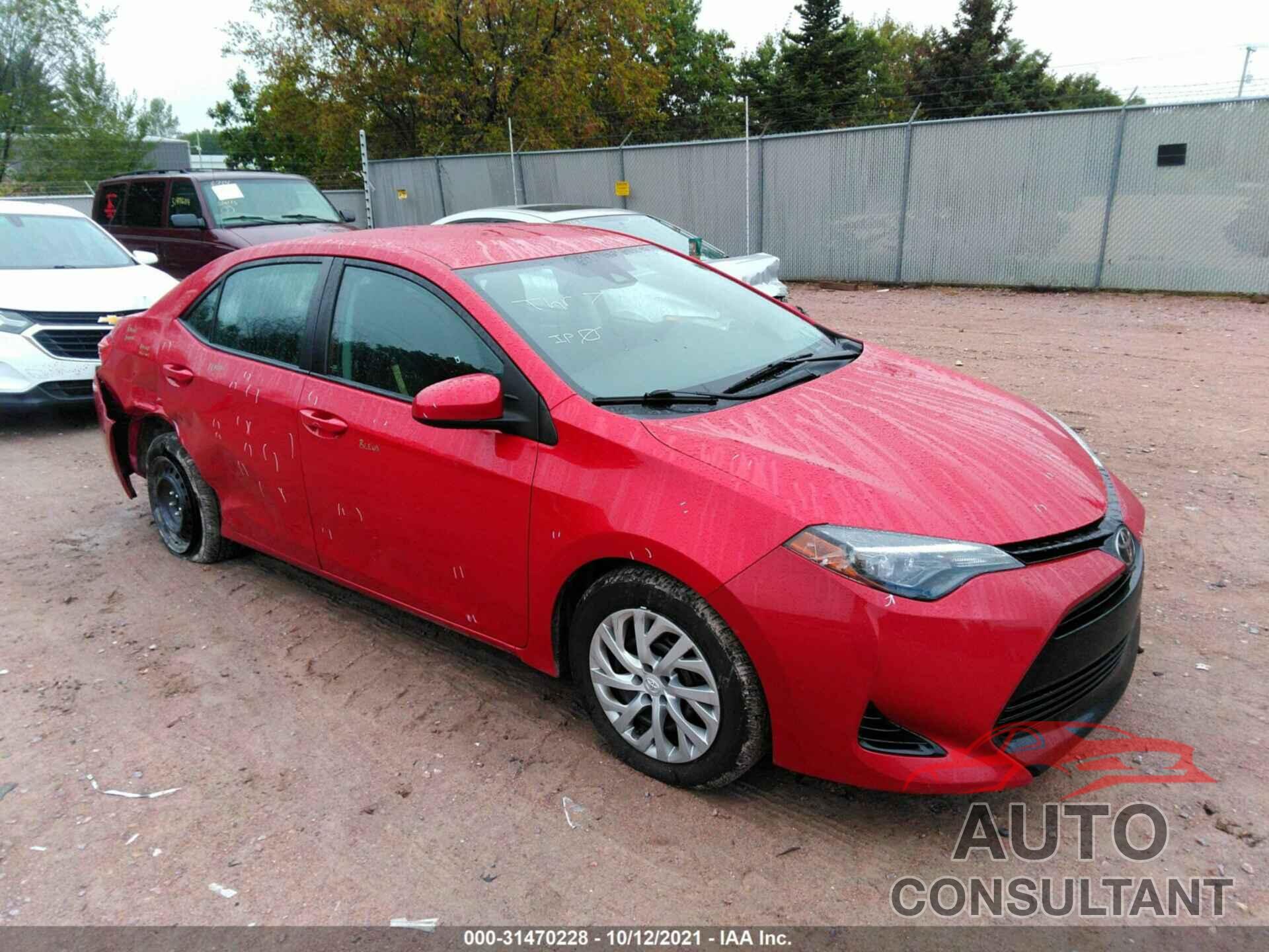 TOYOTA COROLLA 2017 - 2T1BURHE7HC886434