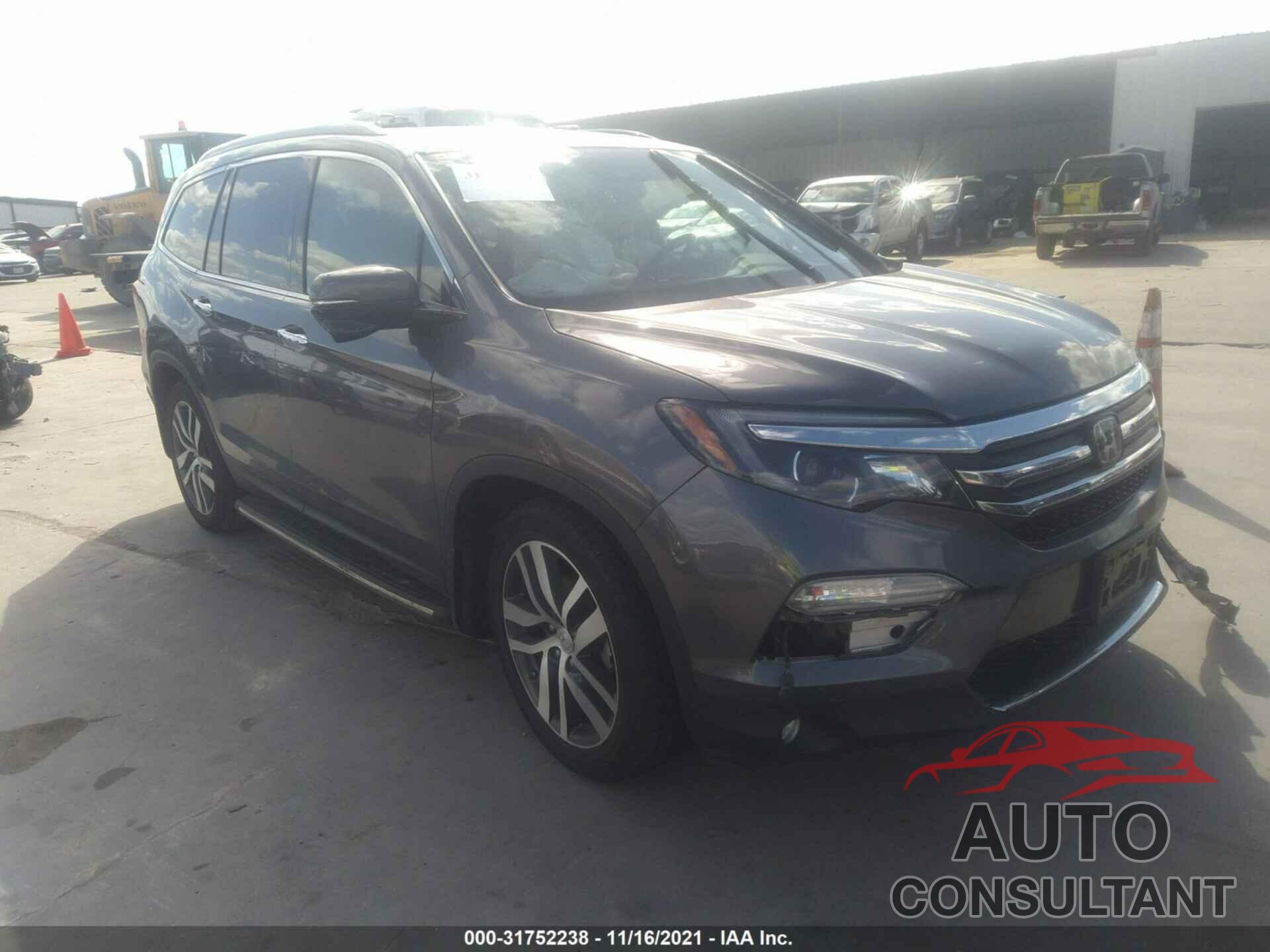 HONDA PILOT 2017 - 5FNYF6H92HB007505