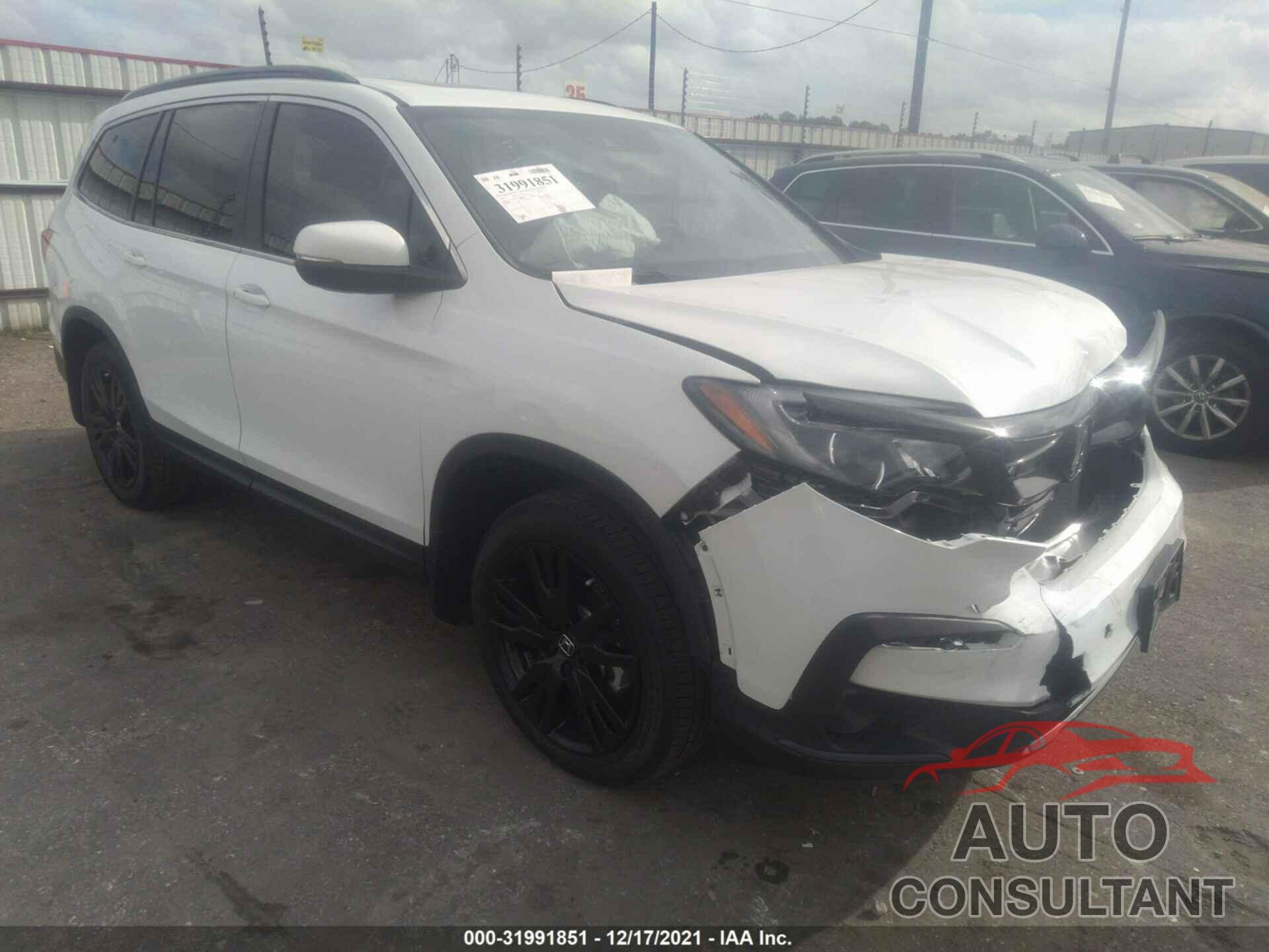 HONDA PILOT 2022 - 5FNYF5H27NB001871