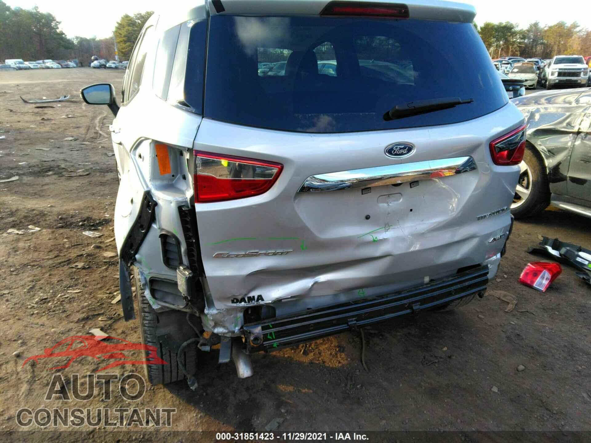 FORD ECOSPORT 2020 - MAJ6S3KL9LC355948