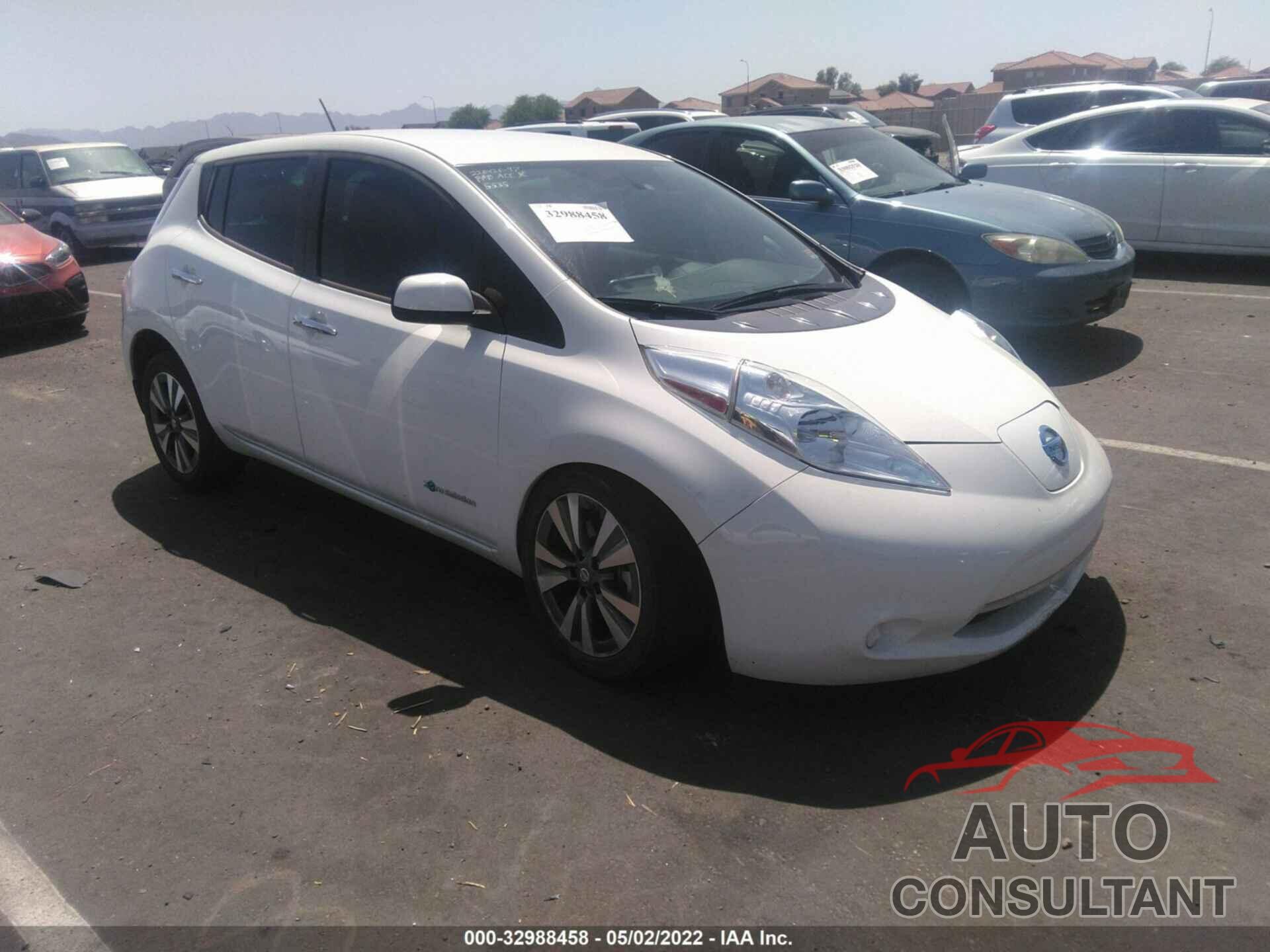 NISSAN LEAF 2017 - 1N4BZ0CP7HC305535
