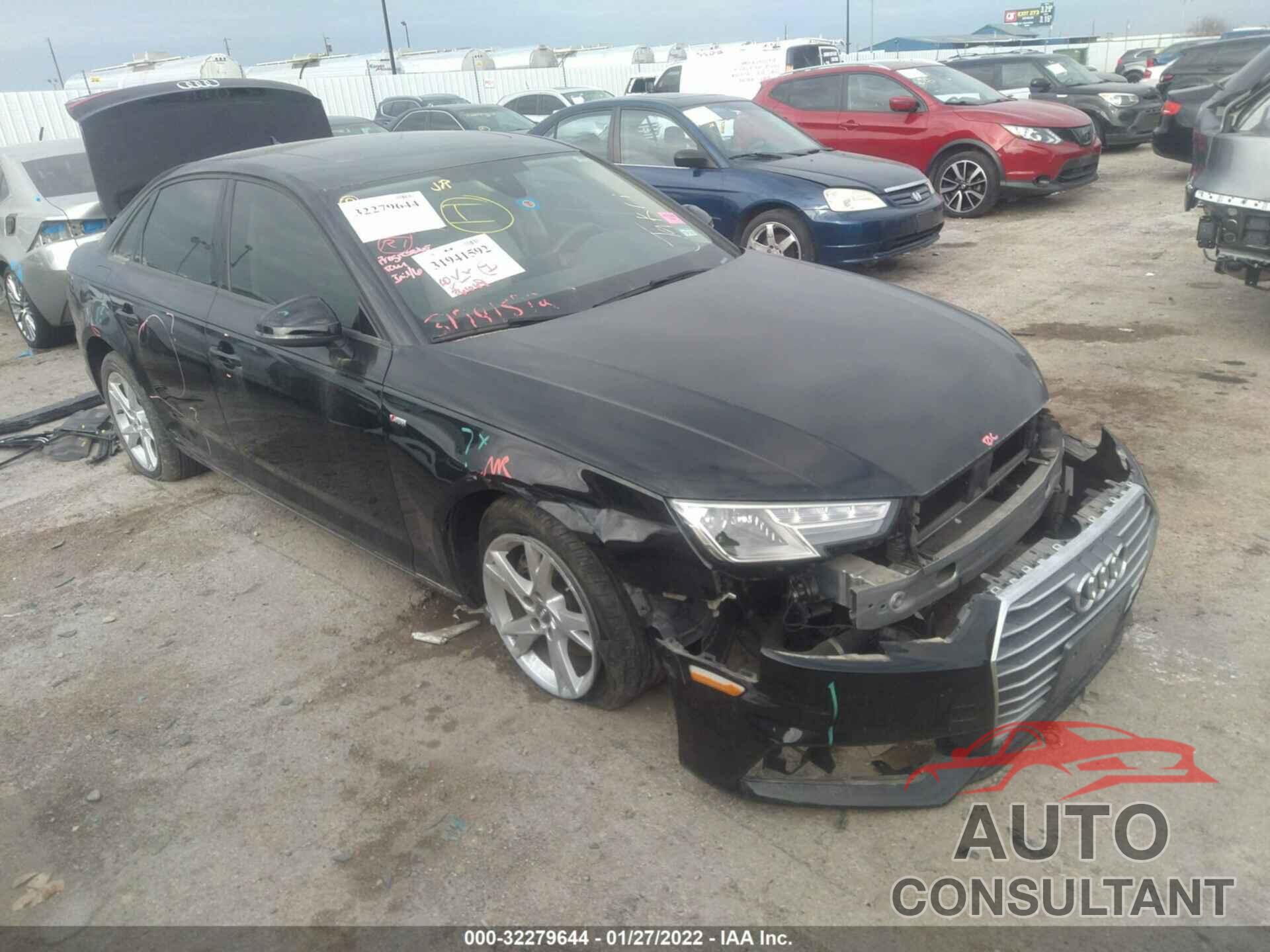 AUDI A4 2018 - WAUKMAF45JA137389