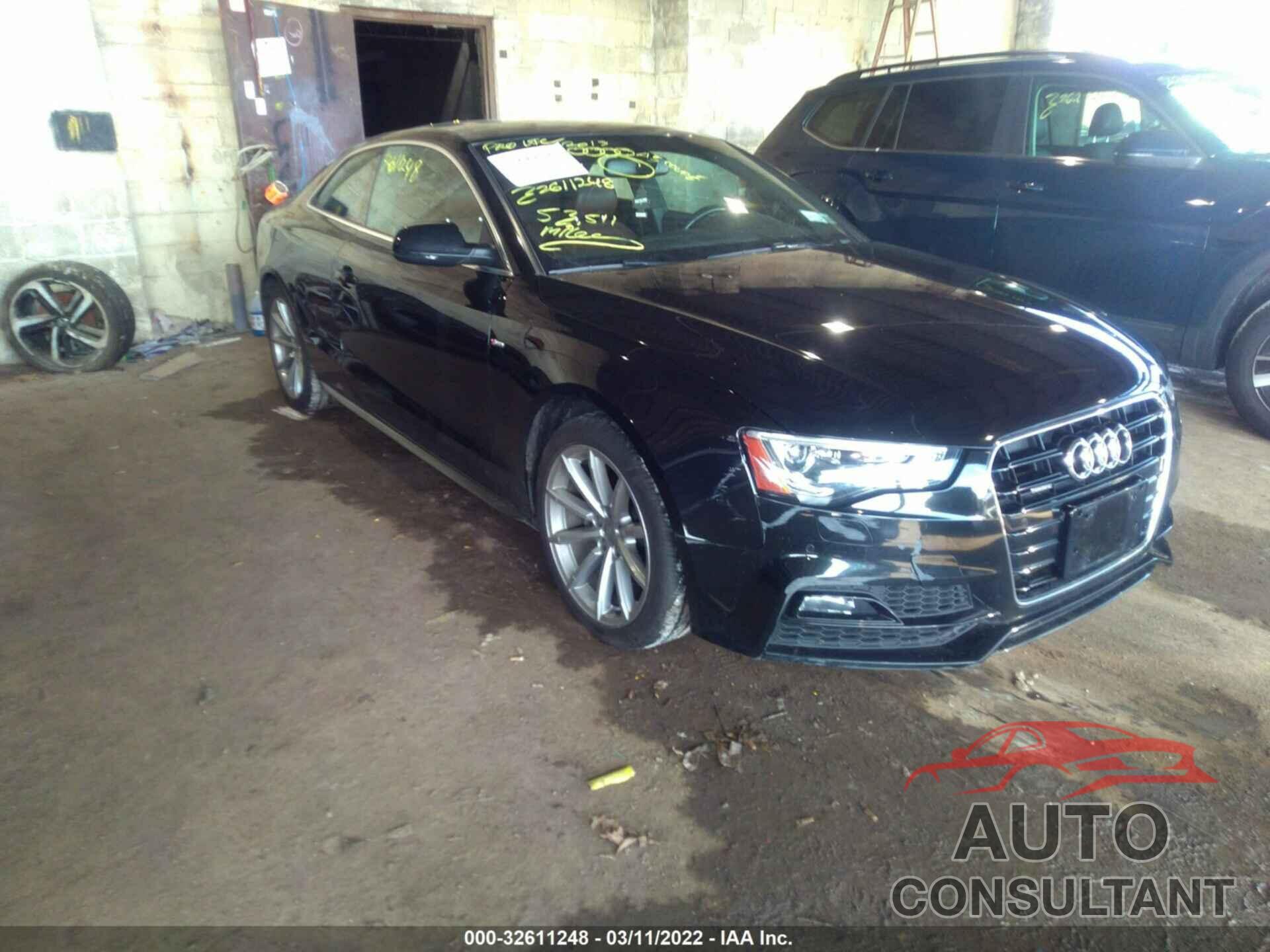 AUDI A5 COUPE 2017 - WAUD2AFR3HA000231