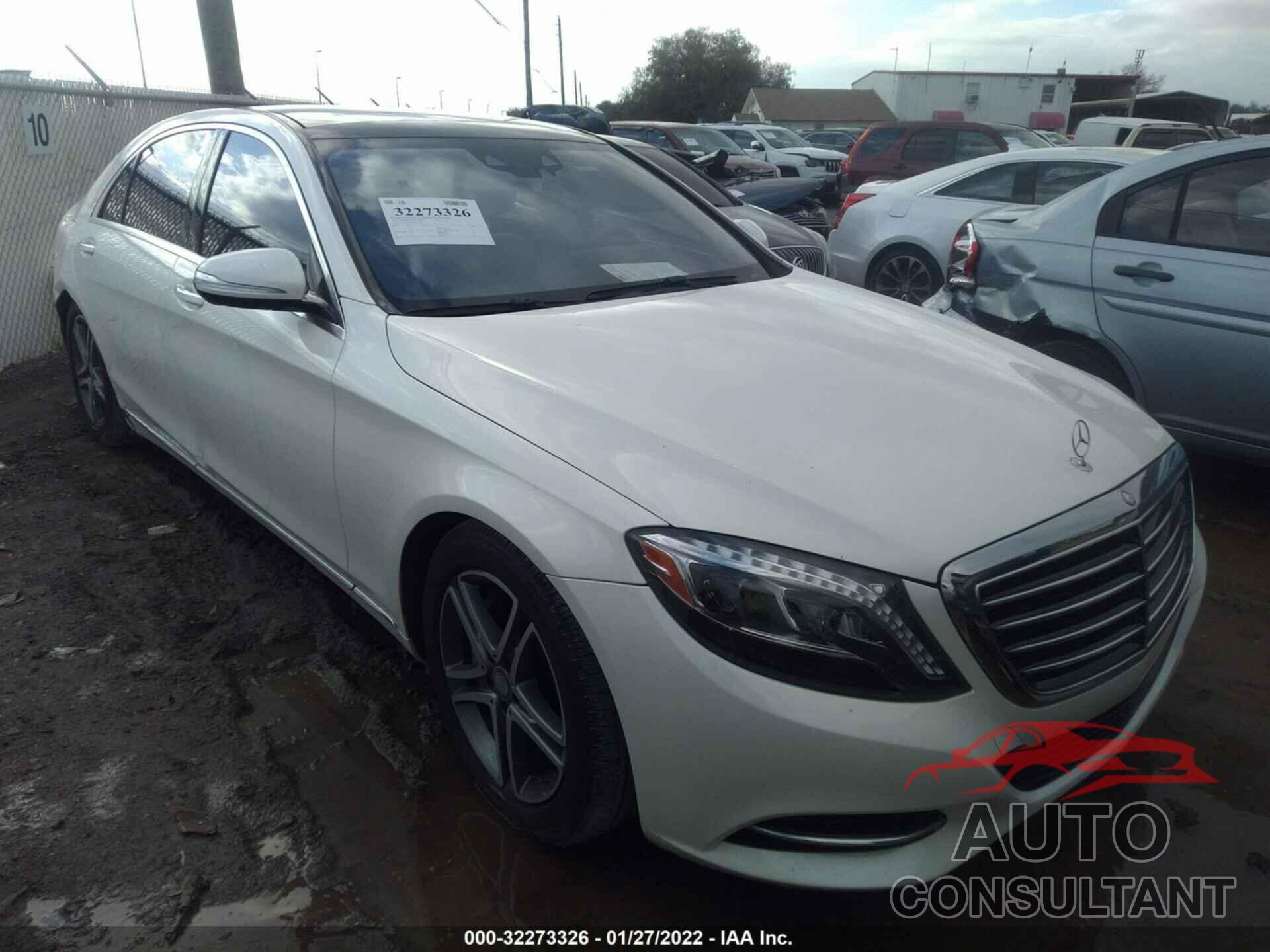 MERCEDES-BENZ S-CLASS 2016 - WDDUG8CBXGA207756