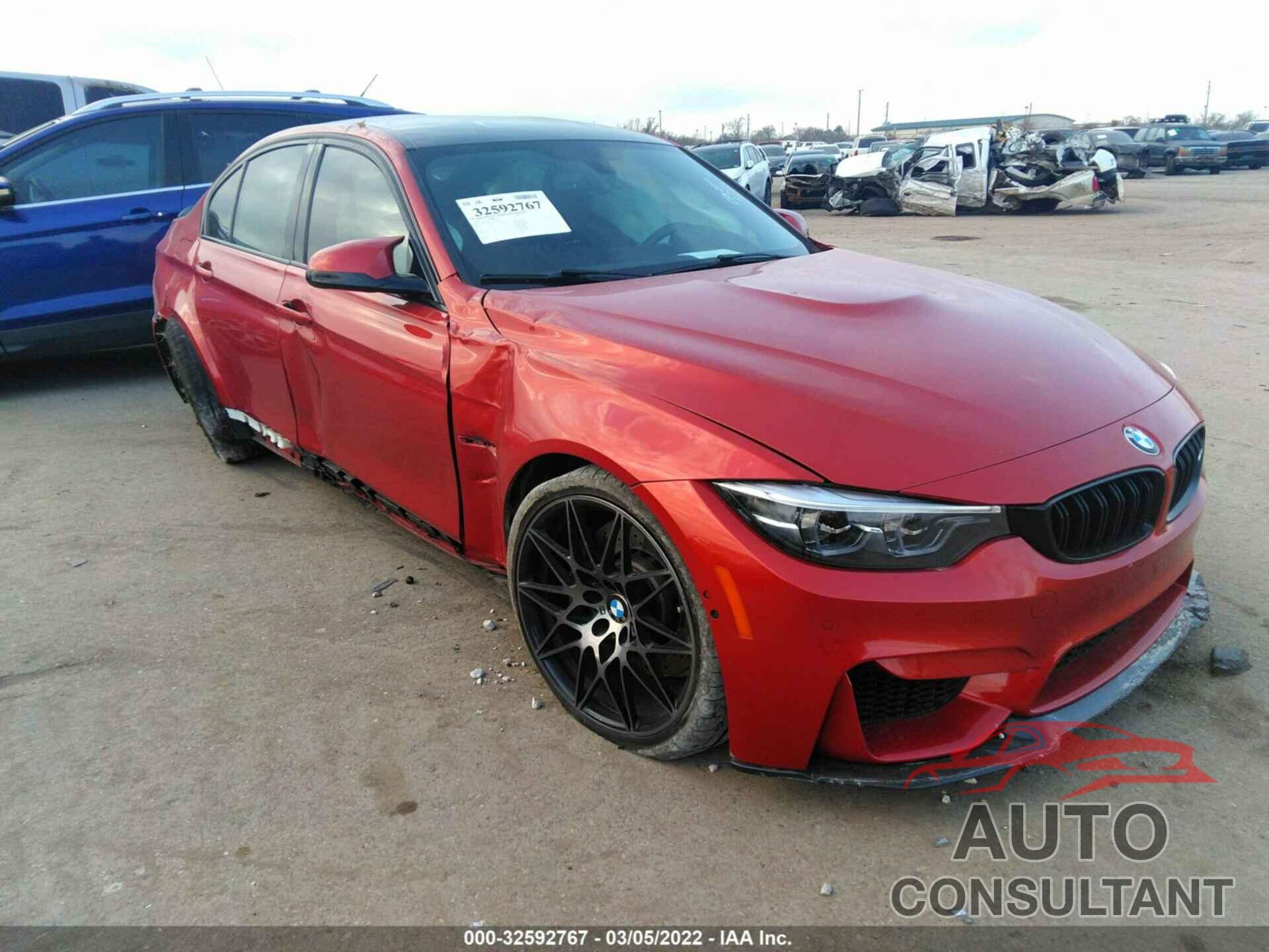 BMW M3 2018 - WBS8M9C5XJ5J79289