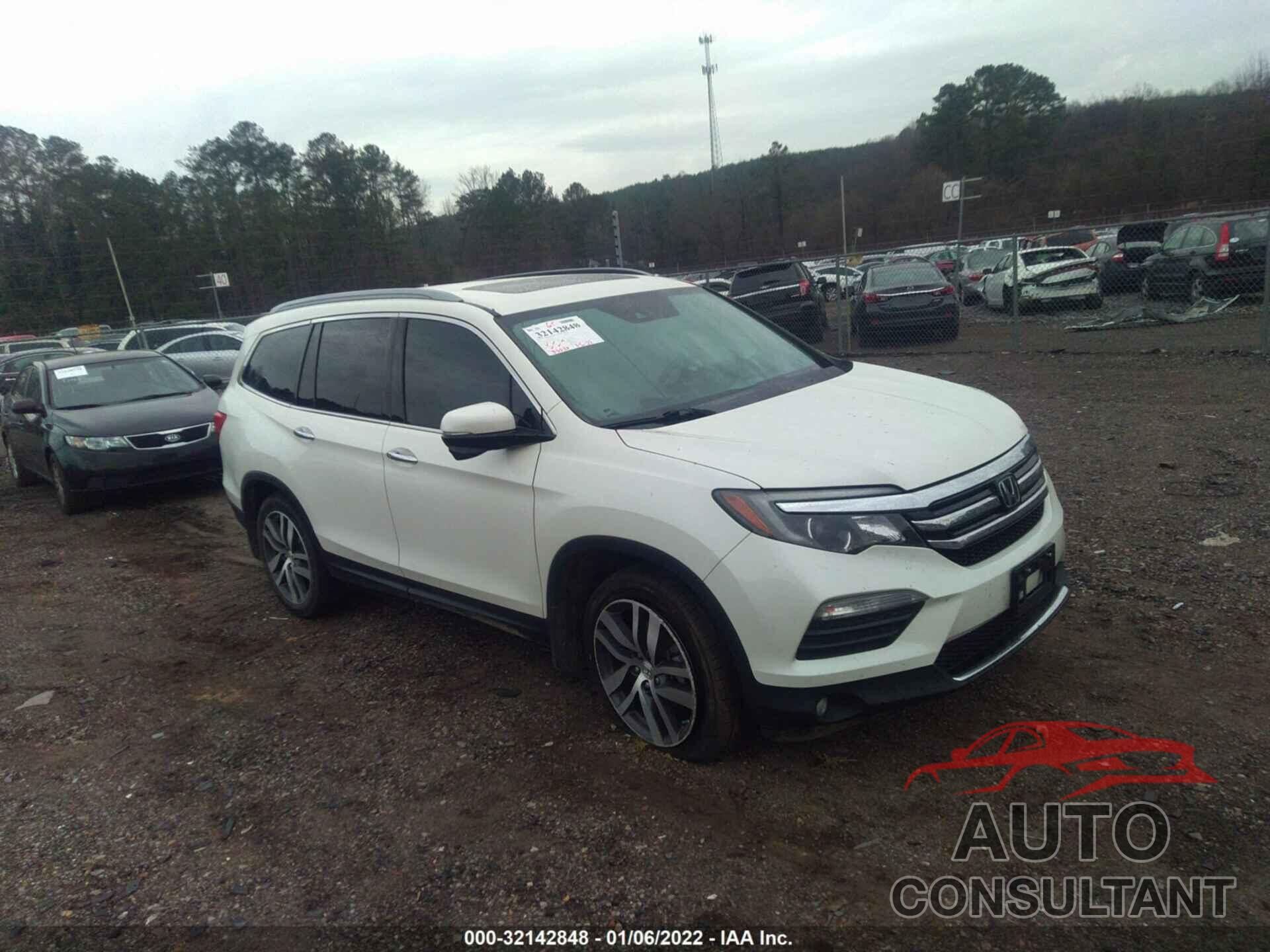 HONDA PILOT 2016 - 5FNYF6H9XGB040265