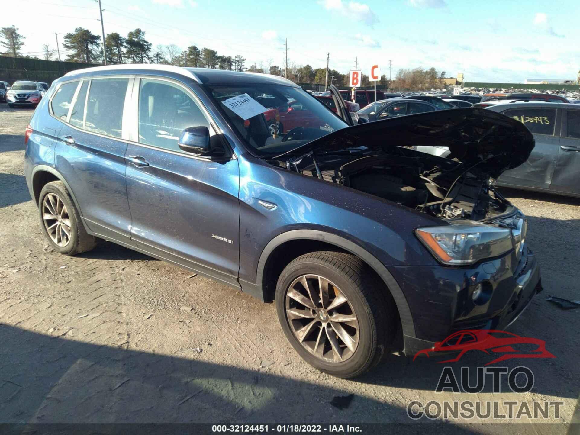 BMW X3 2017 - 5UXWX9C35H0T16729