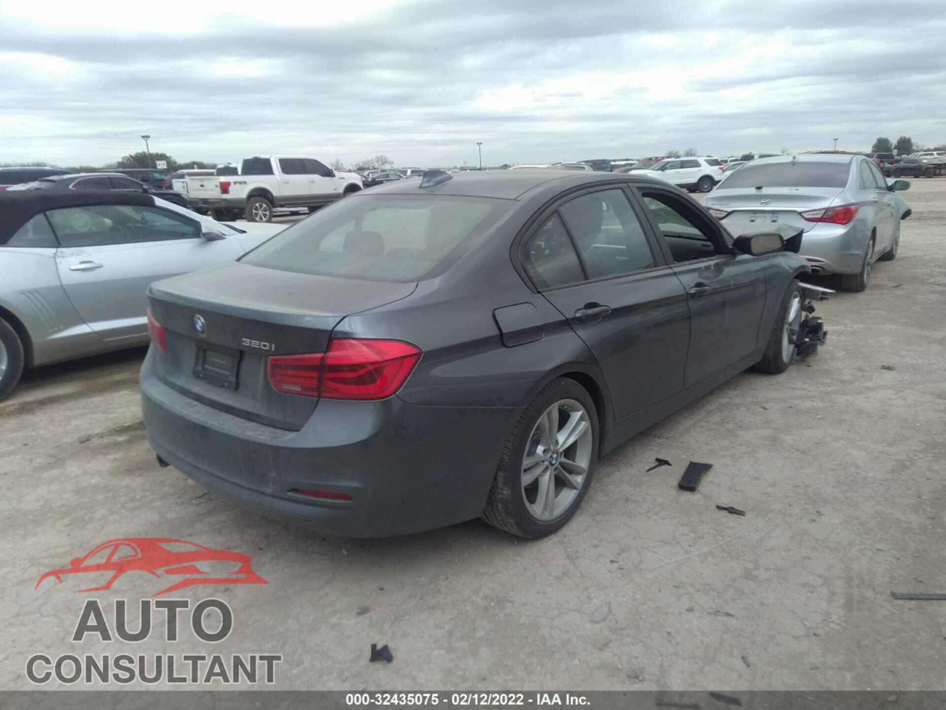 BMW 3 SERIES 2017 - WBA8E1G37HNU17511